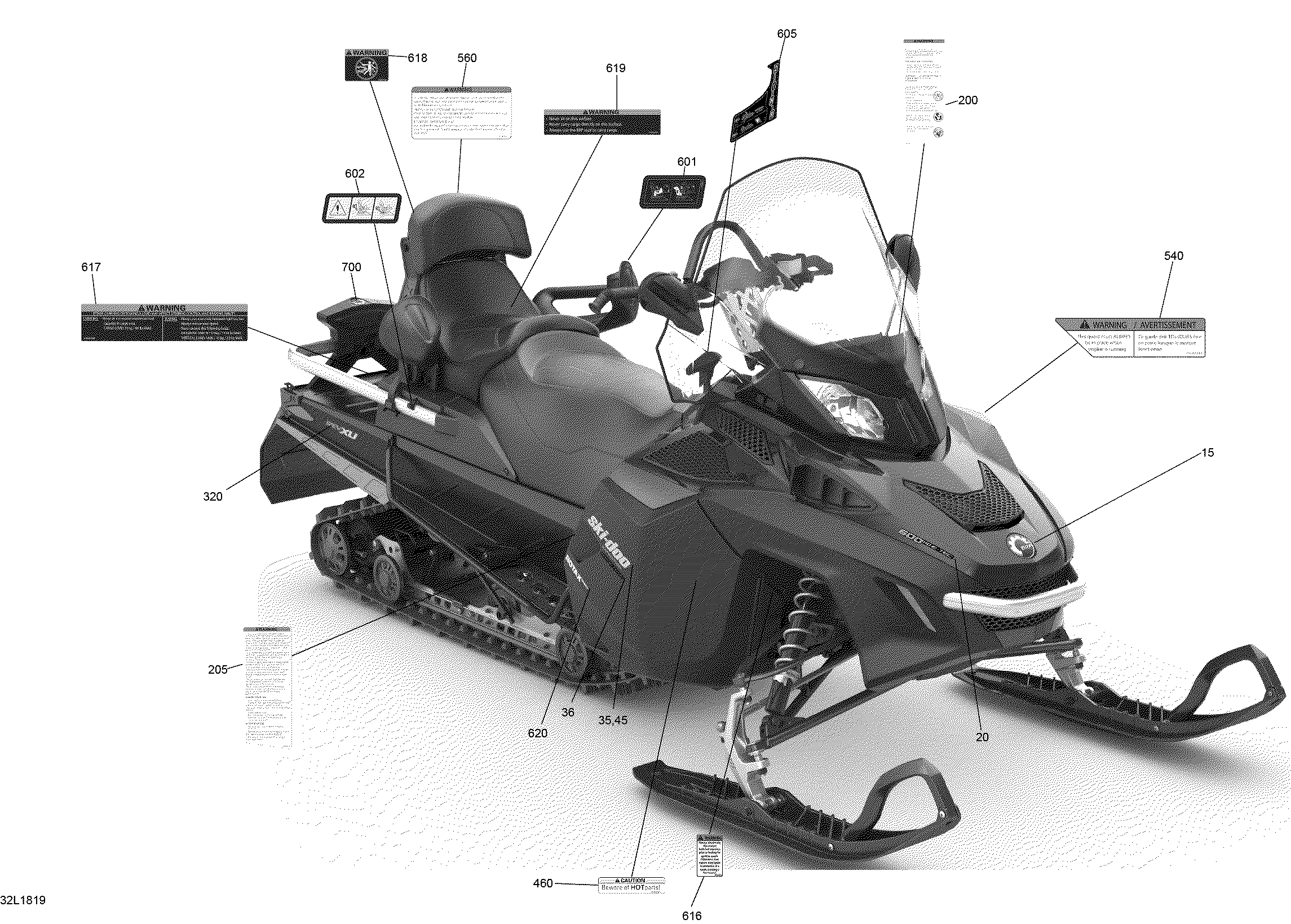 Decals Expedition - LE, SE - 600HO E-TEC