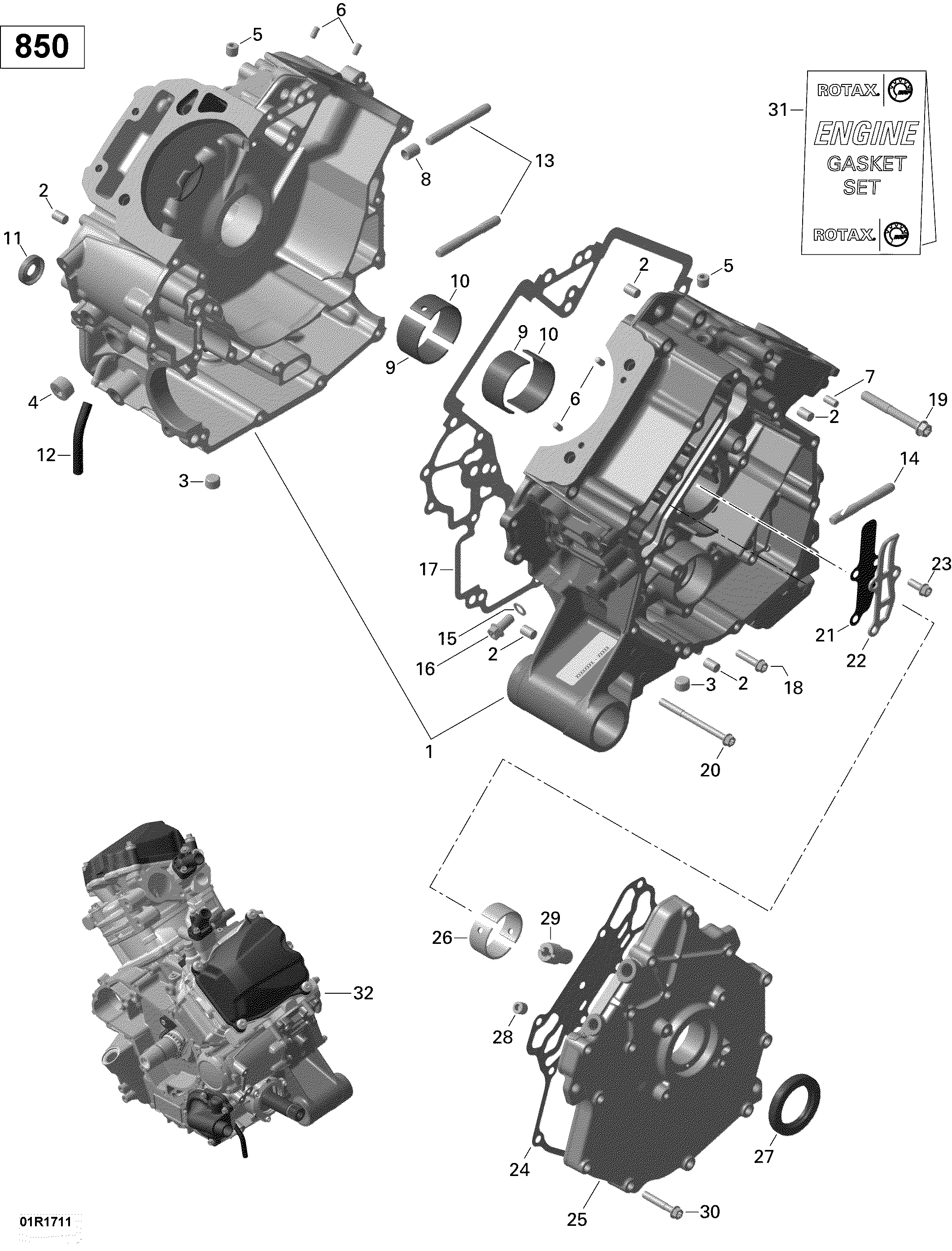 ROTAX - Crankcase