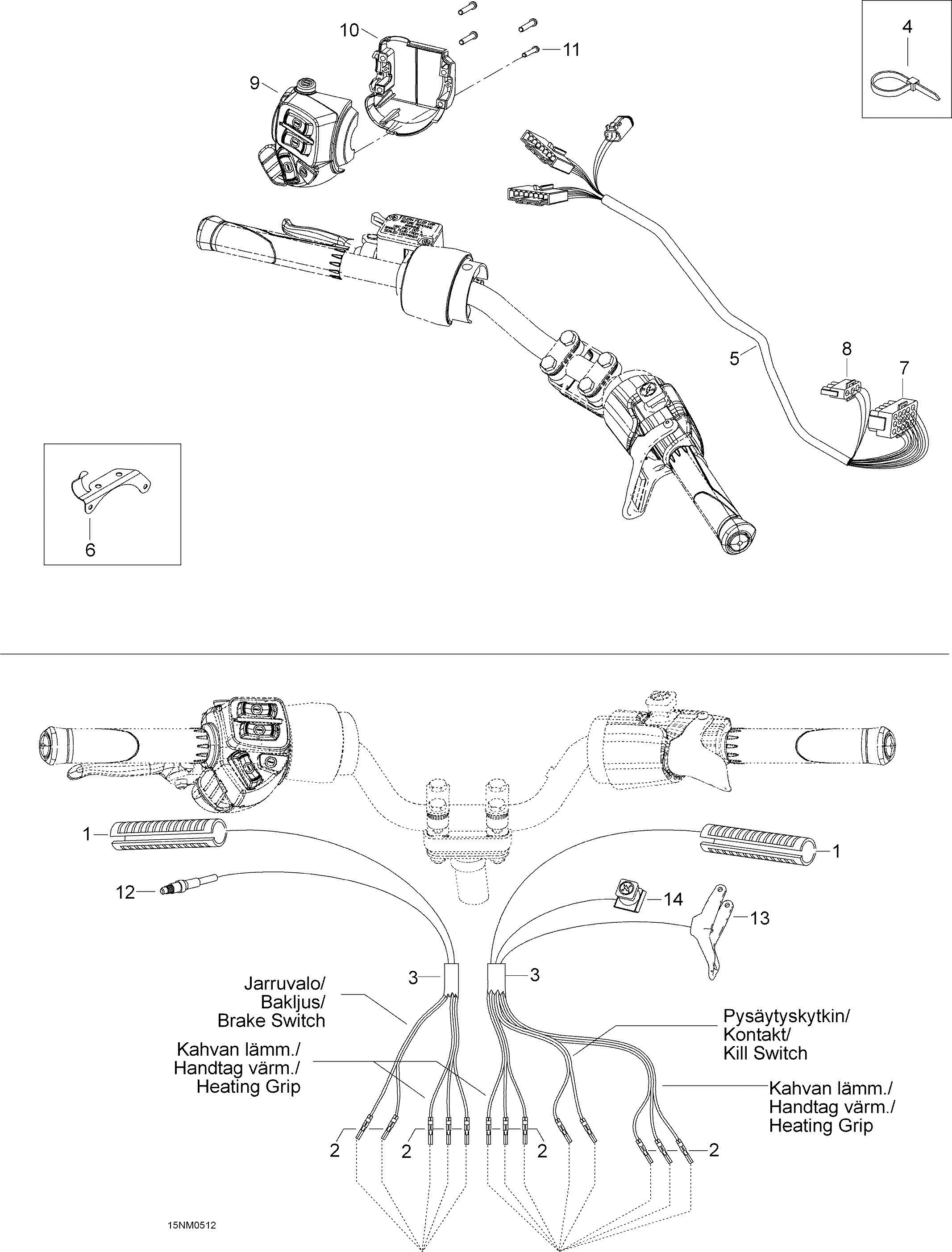 Схема узла: Steering Harness