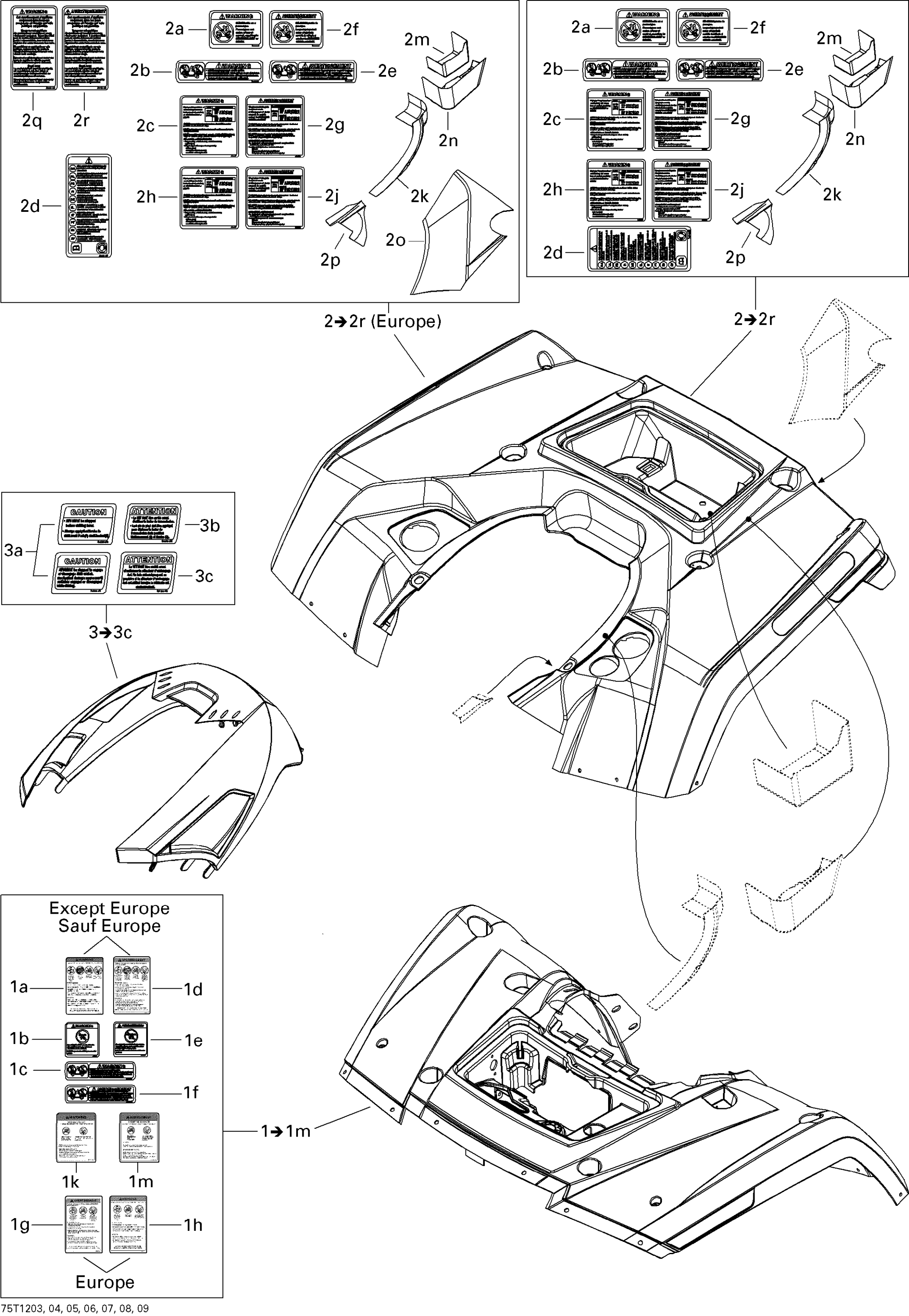 Схема узла: Fender And Central Panel Kit
