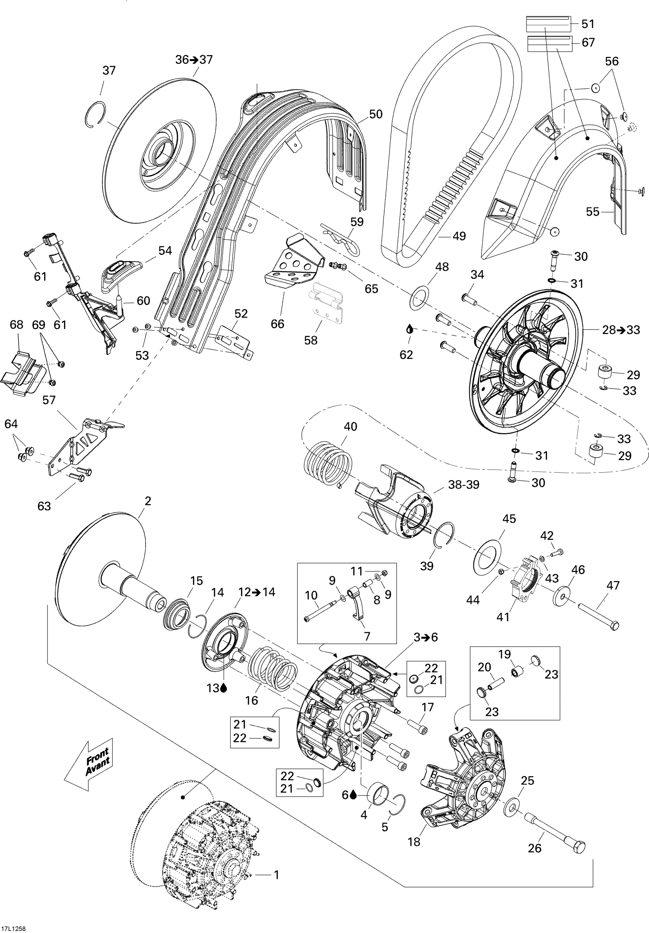 Схема узла: Pulley System
