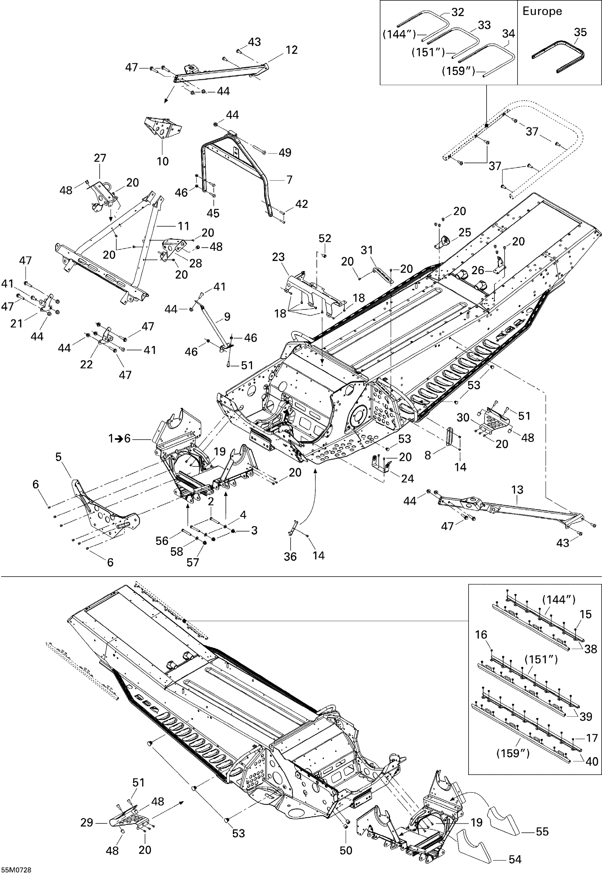 Схема узла: Frame and Components