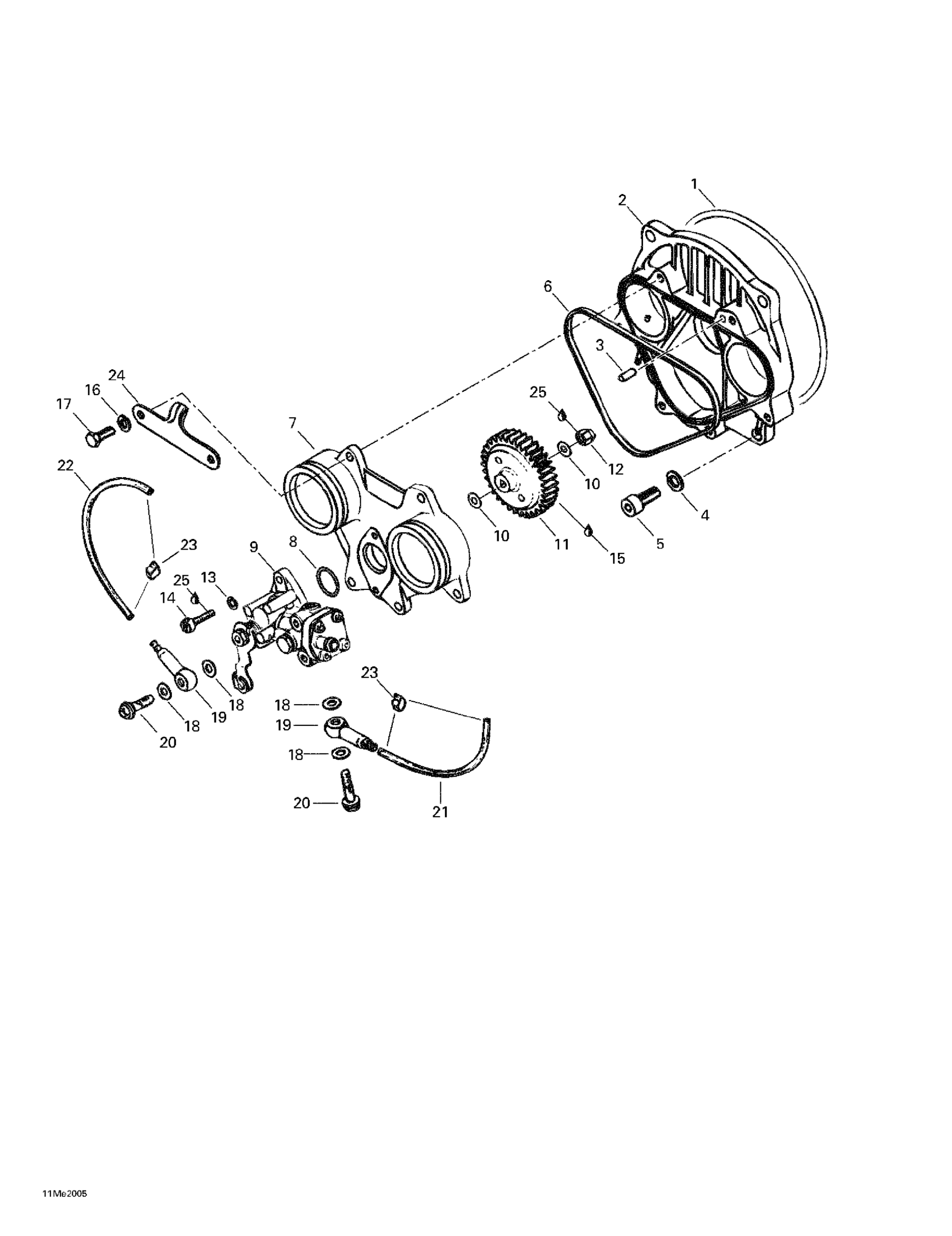 Схема узла: Oil Injection System