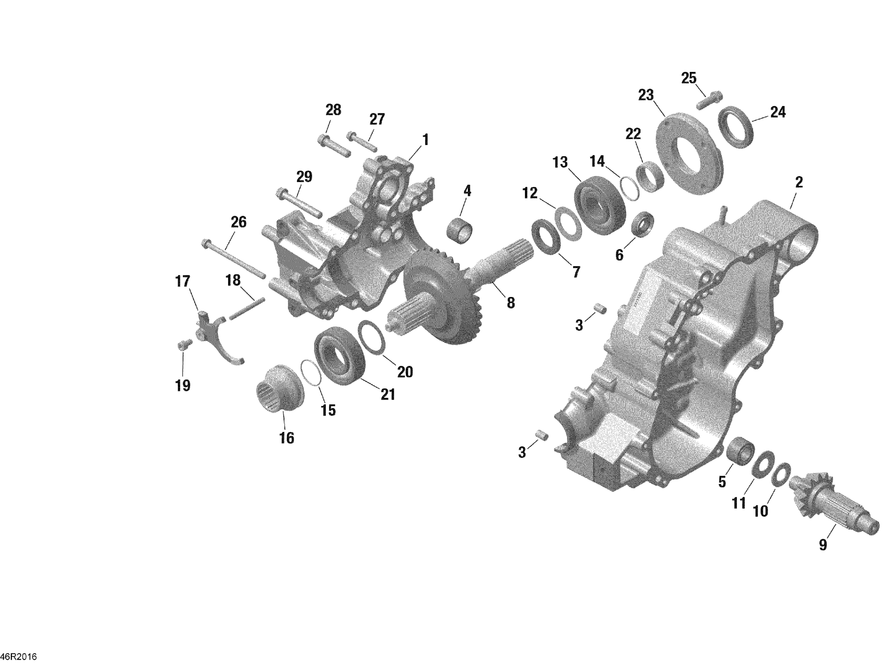 Rotax - Gear Box 1 - 46569