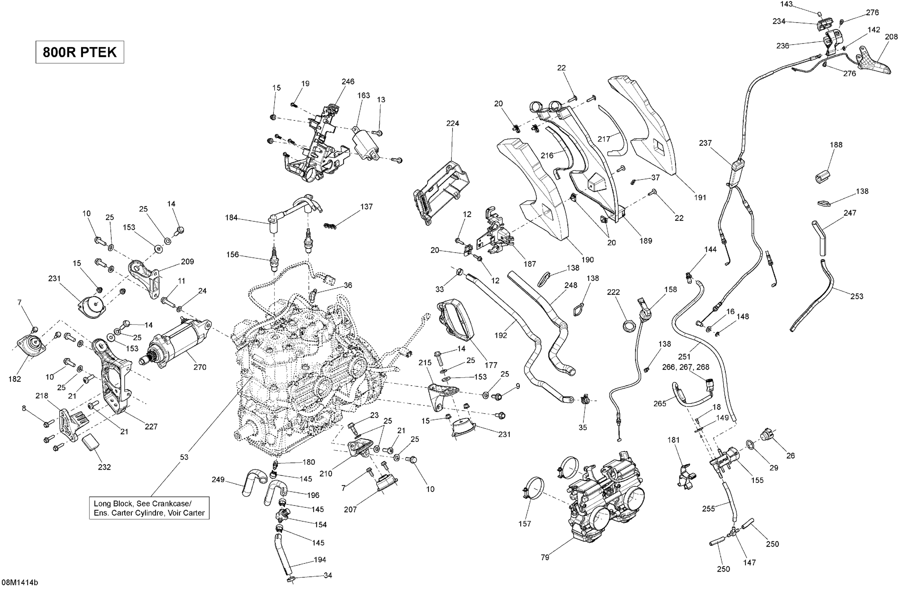 Схема узла: Engine And Engine Support 800R