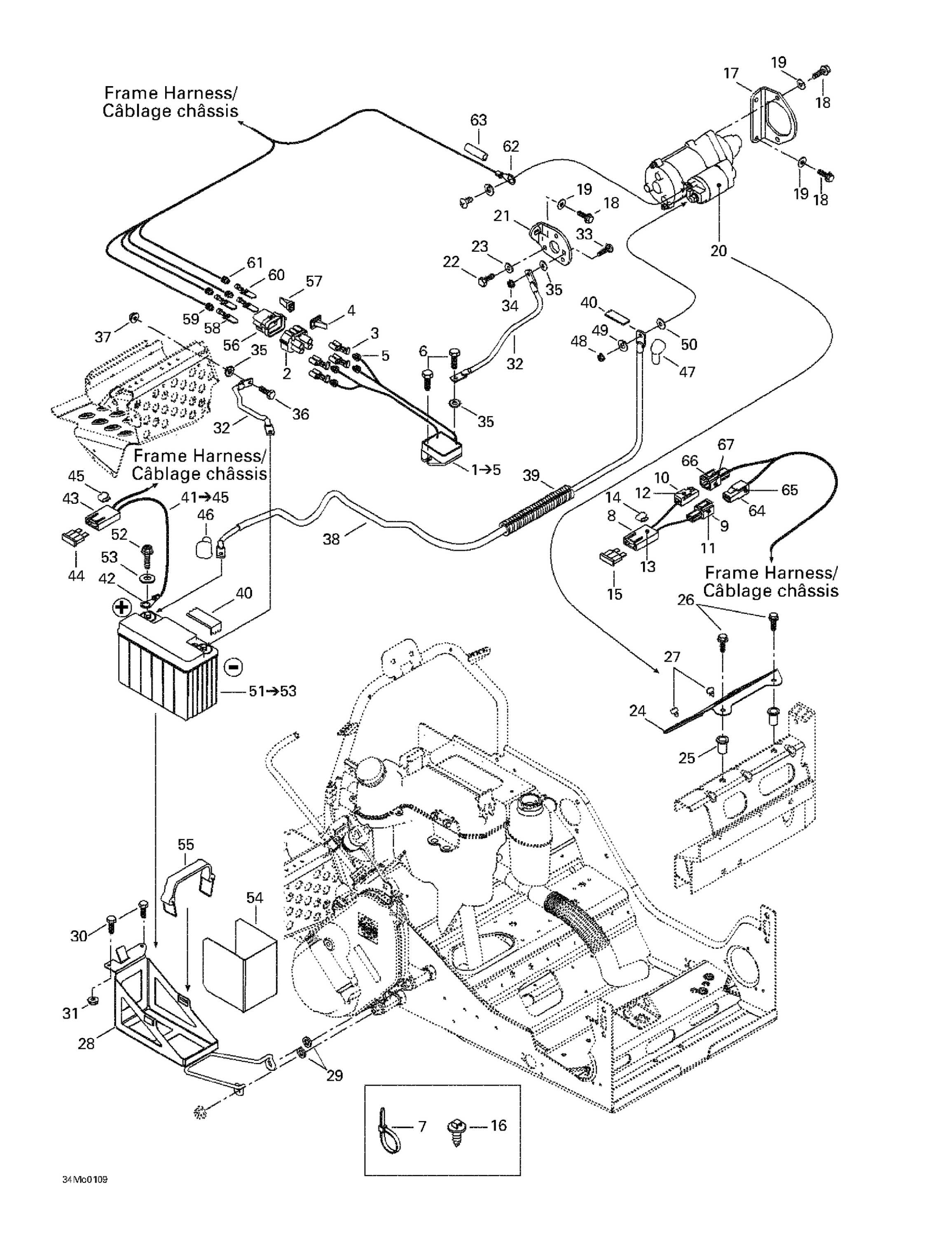 Battery And Starter