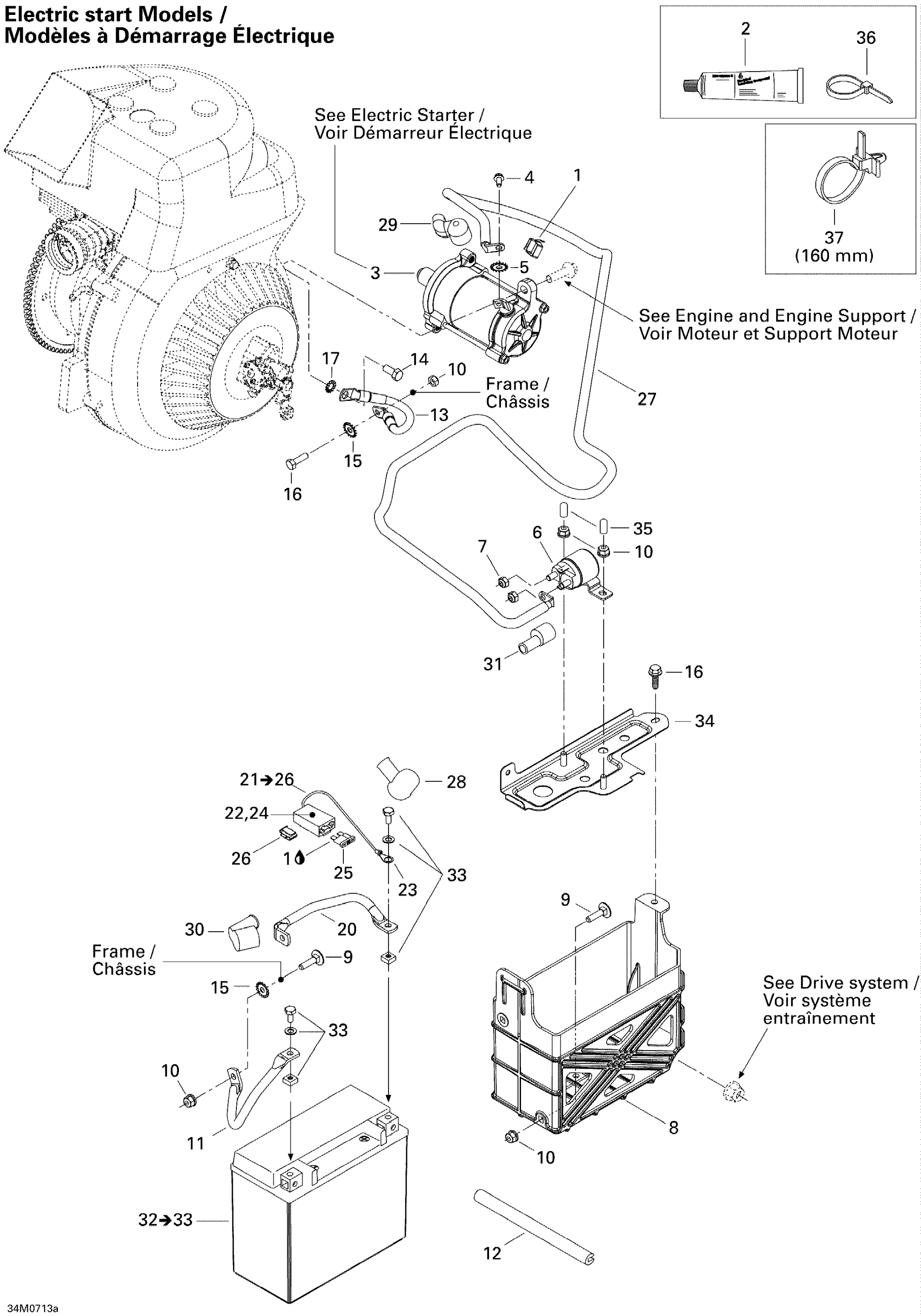 Battery And Starter 300F