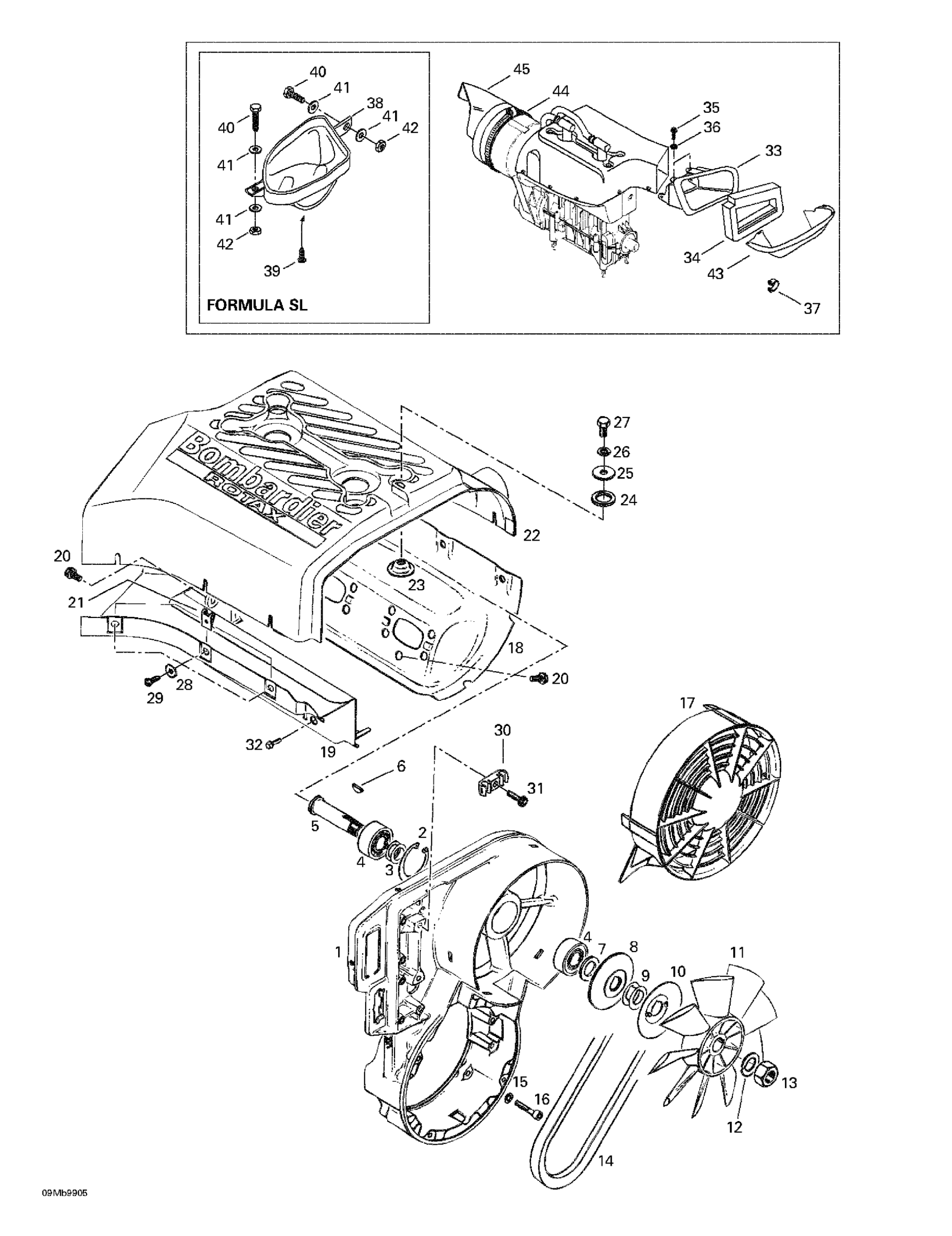 Схема узла: Cooling System  Fan