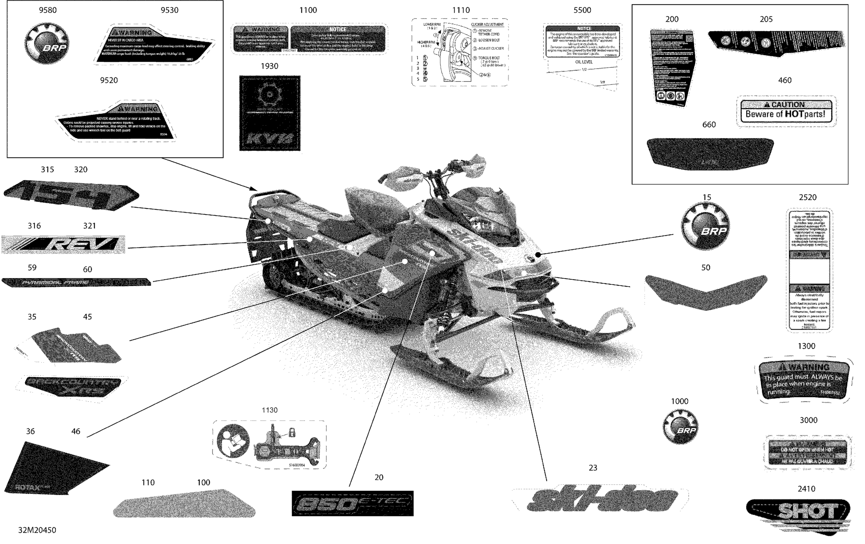 Схема узла: Body - Decals - XRS - 154