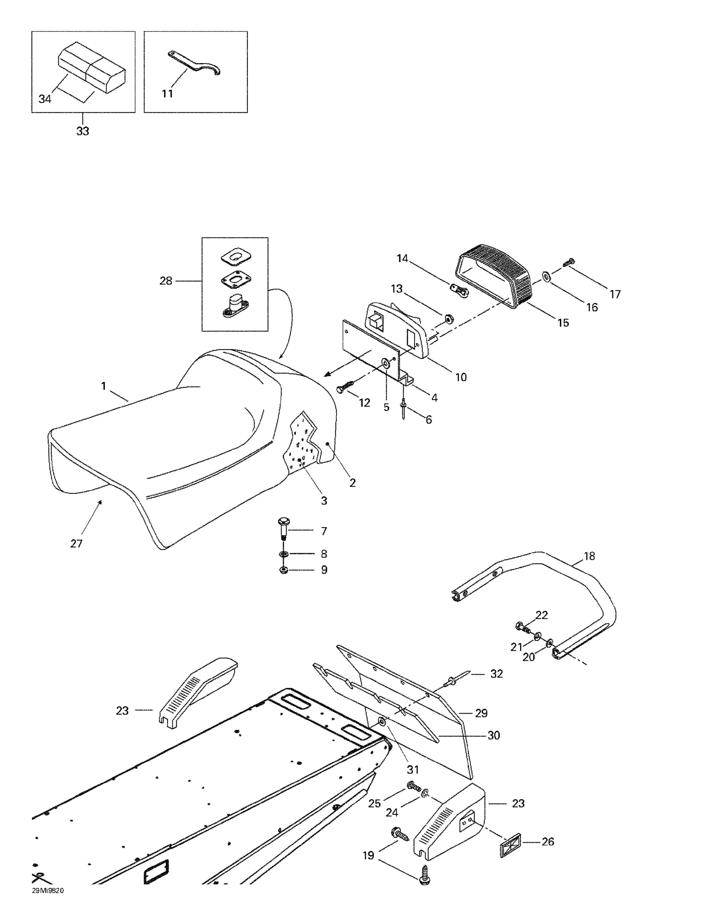 Схема узла: Seat And Accessories