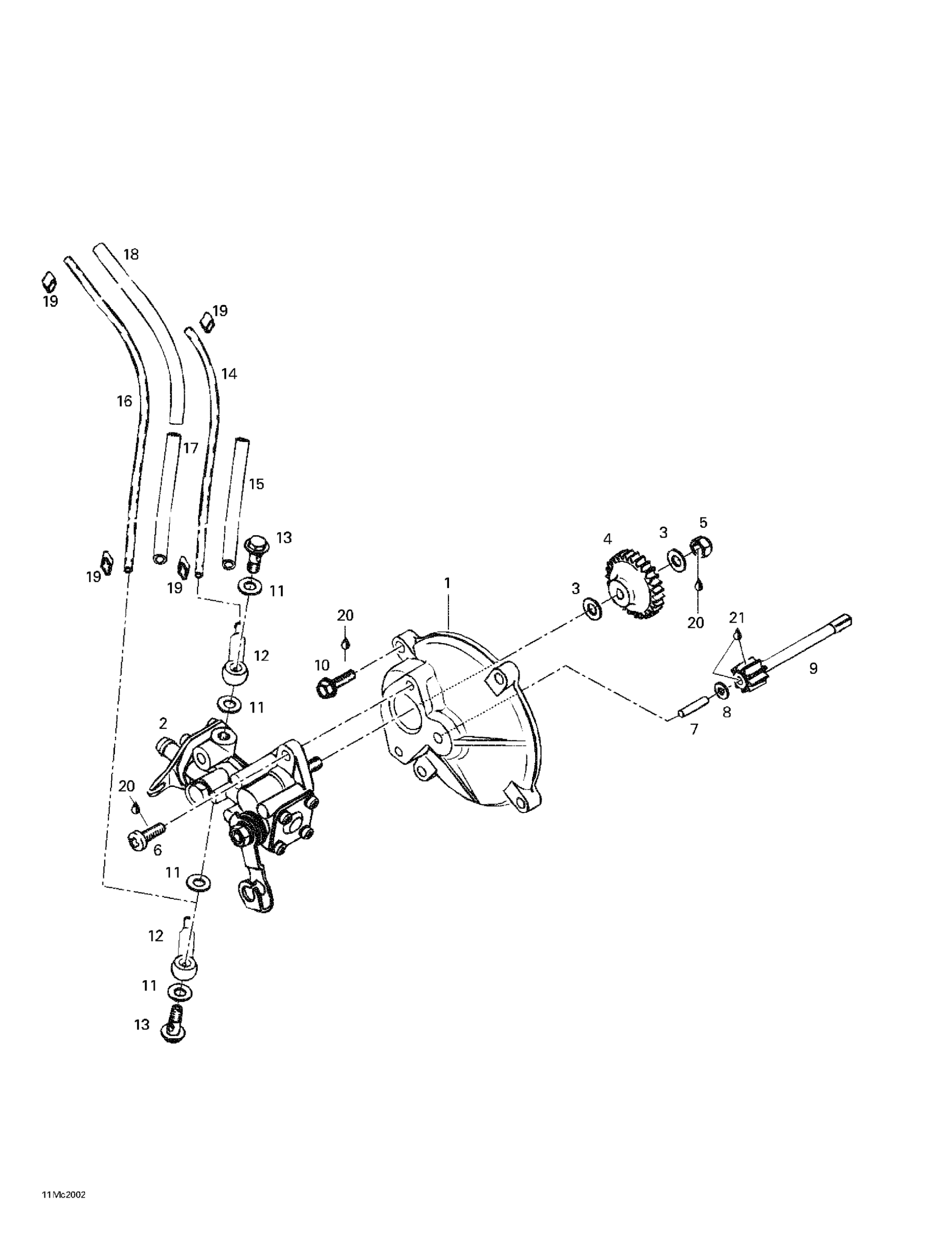 Схема узла: Oil Injection System