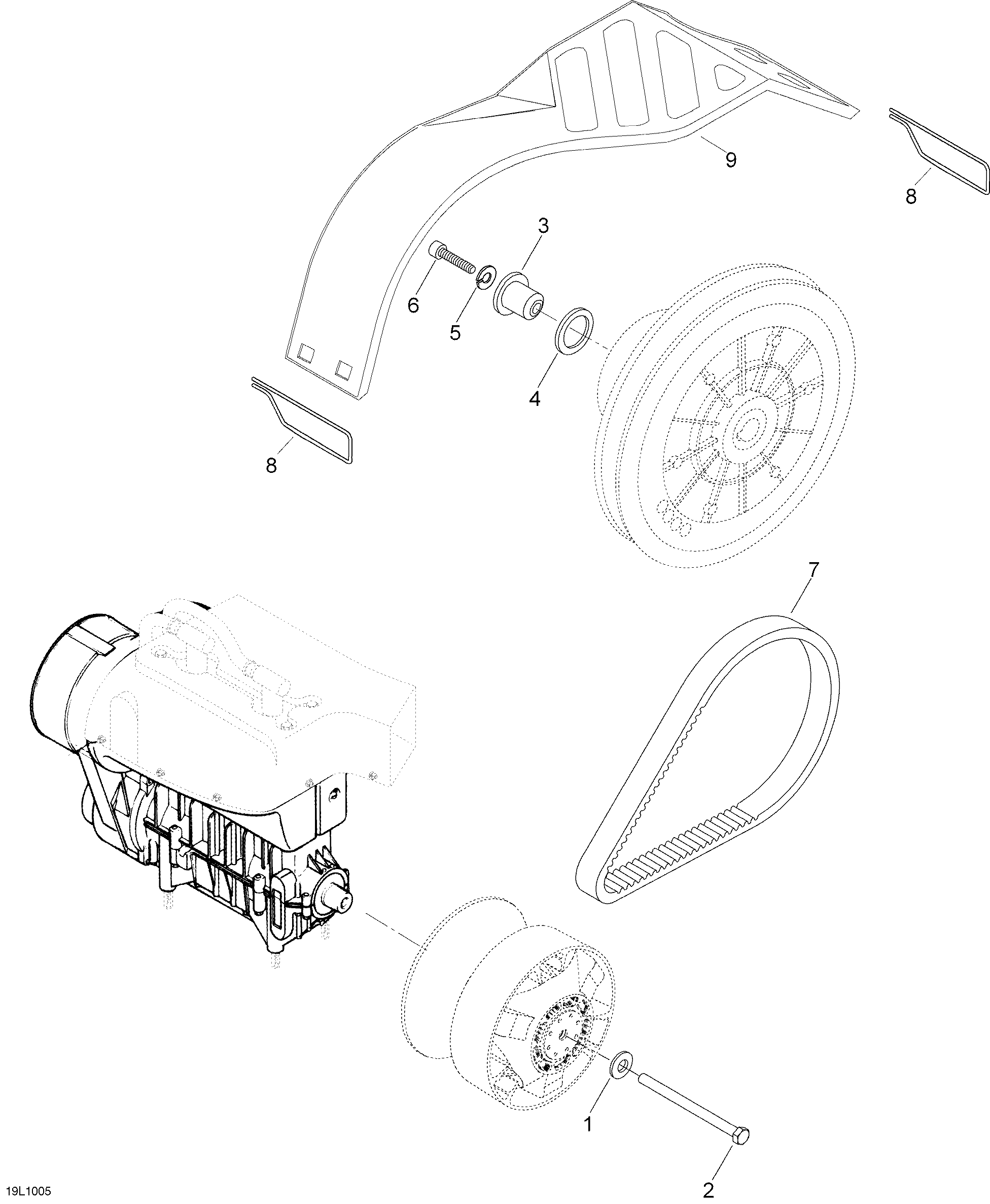 Схема узла: Pulley System