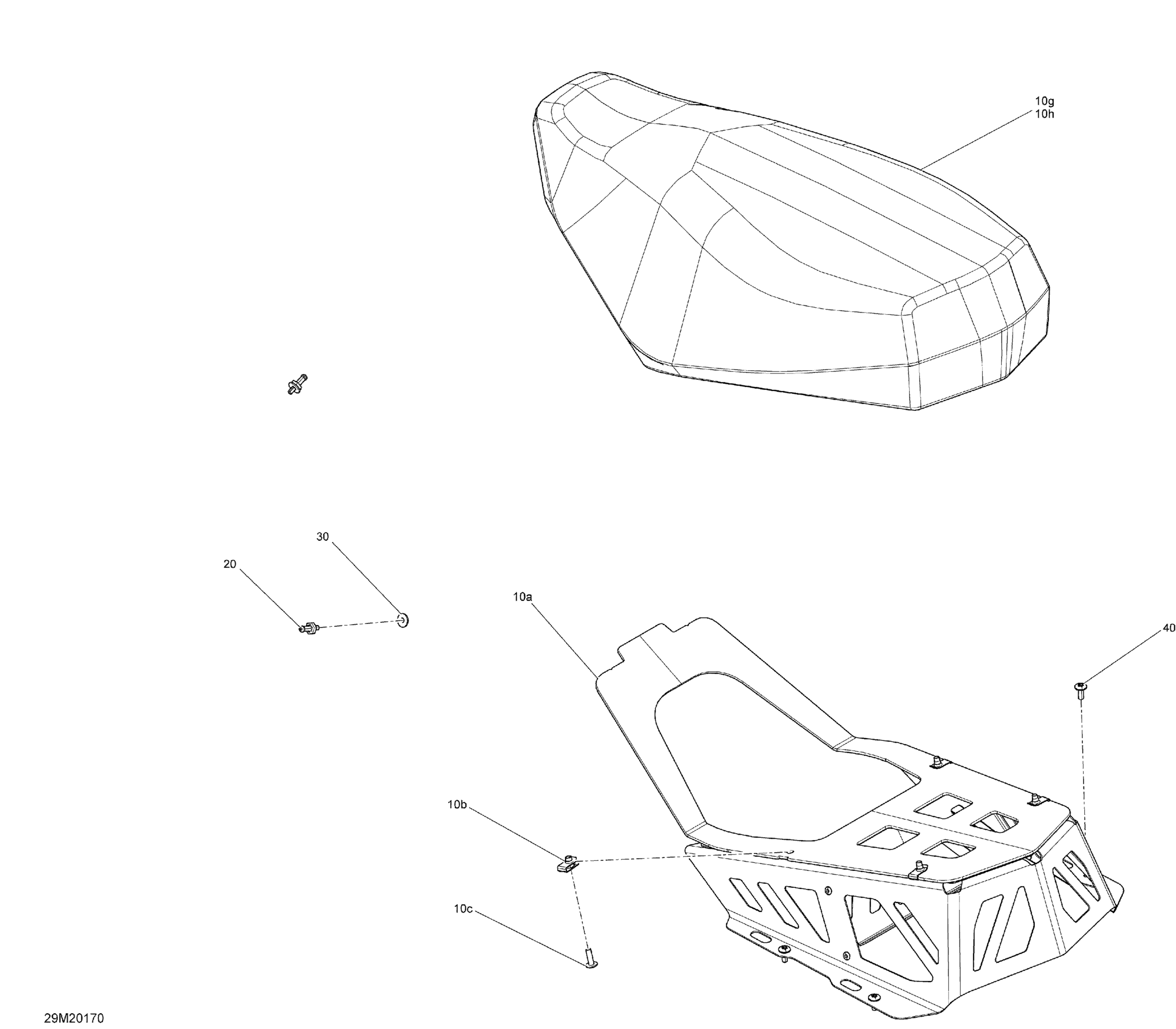 Seat - Main Section - Racing