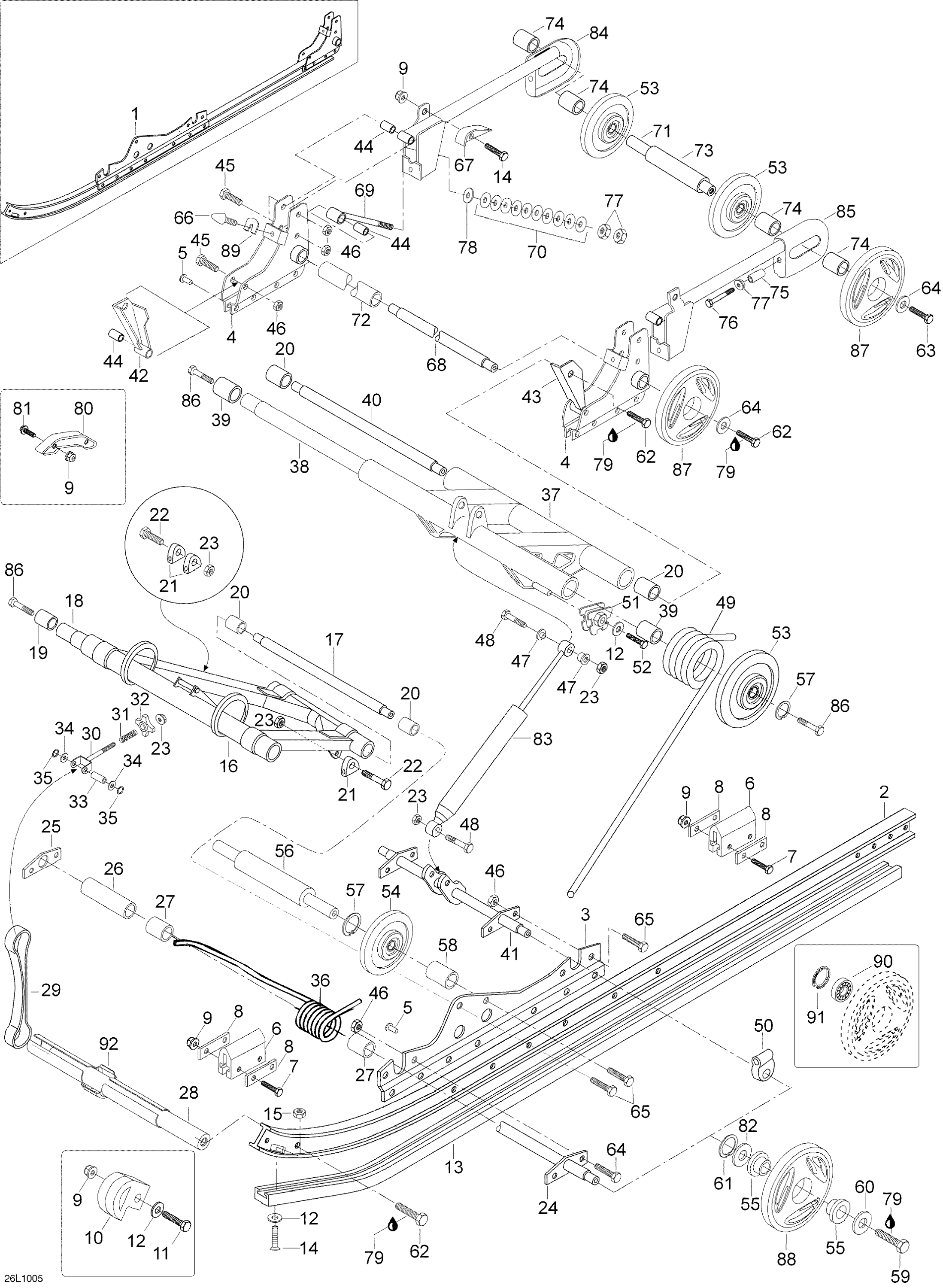 Схема узла: Rear Suspension