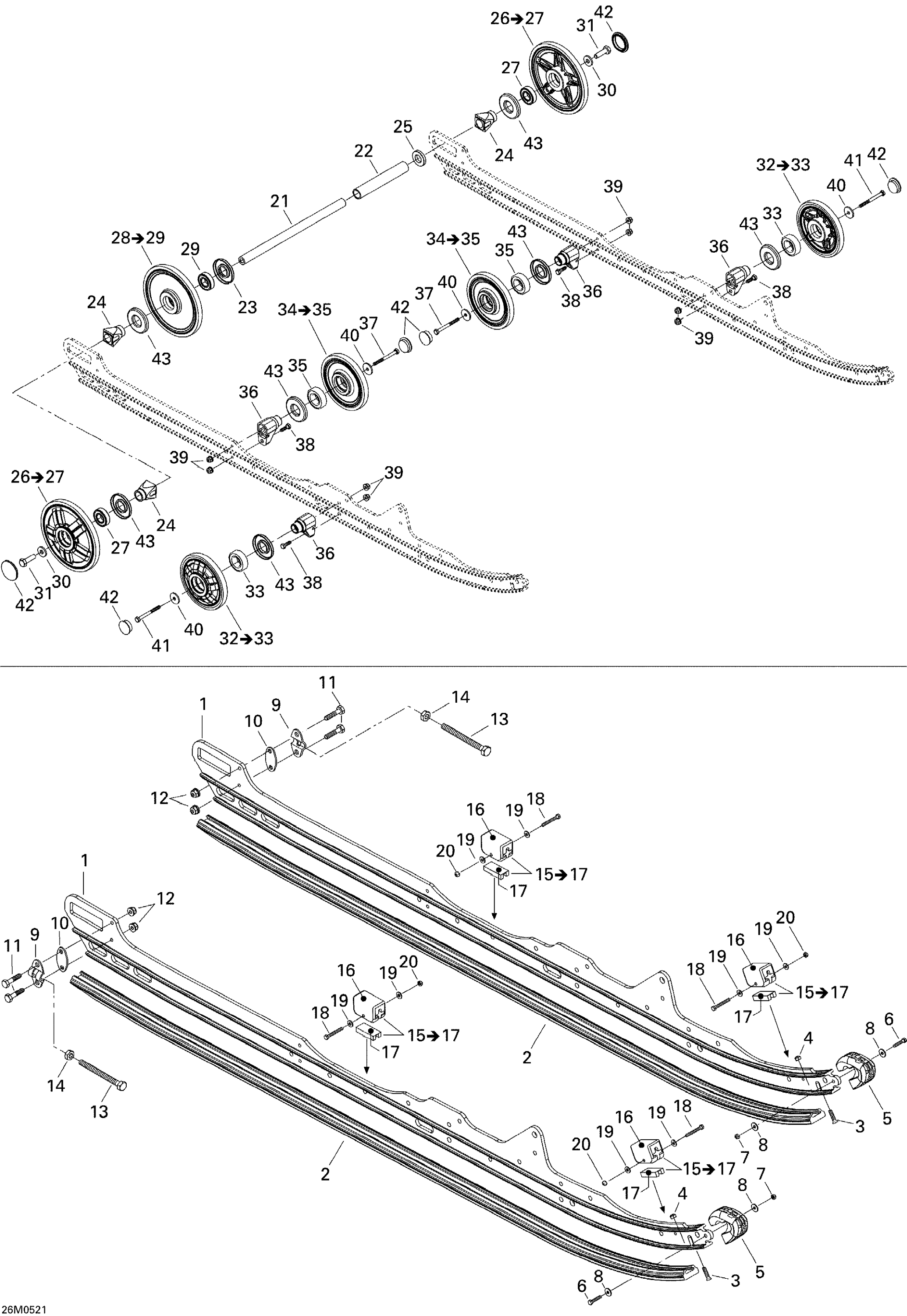 Схема узла: Rear Suspension