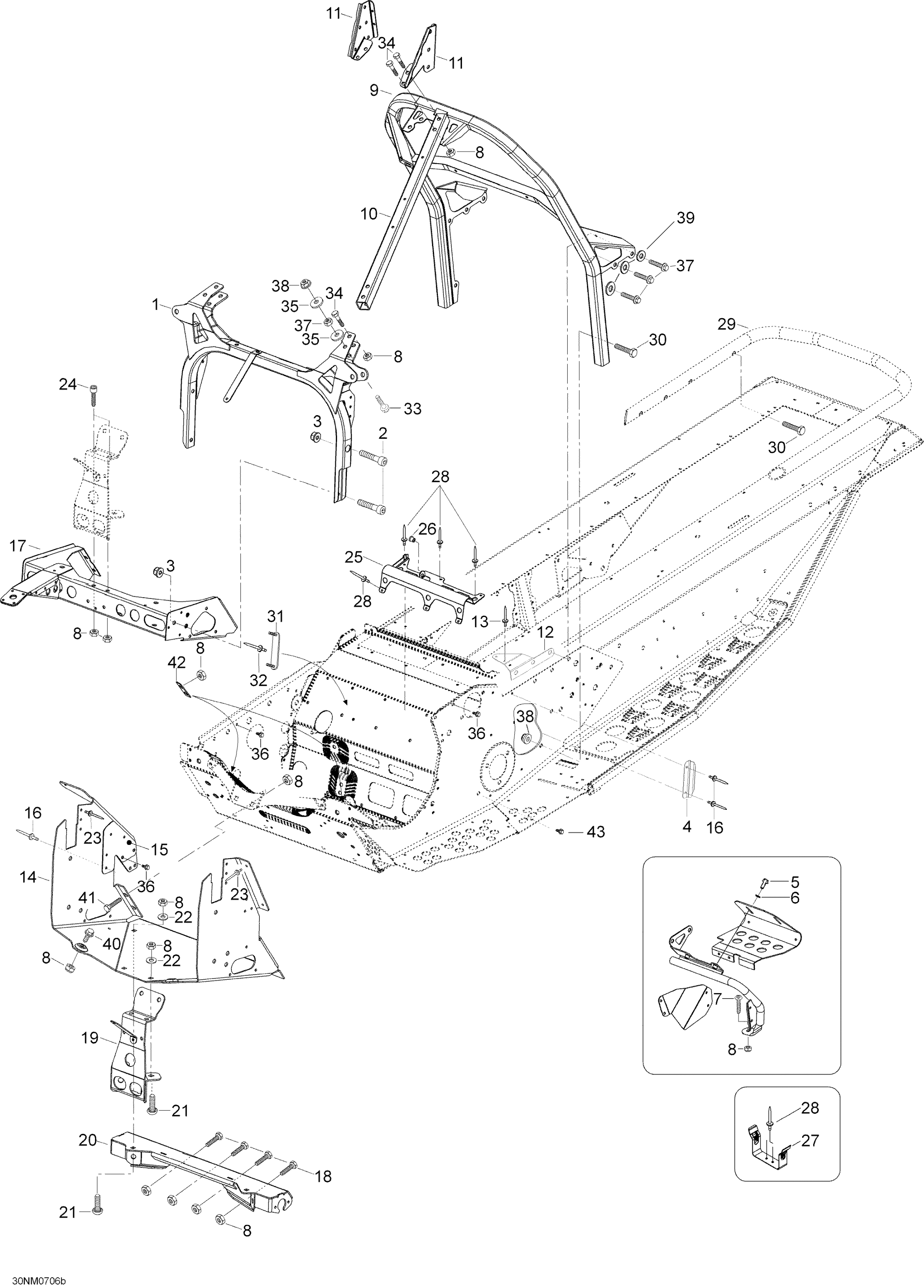 Схема узла: Frame And Components