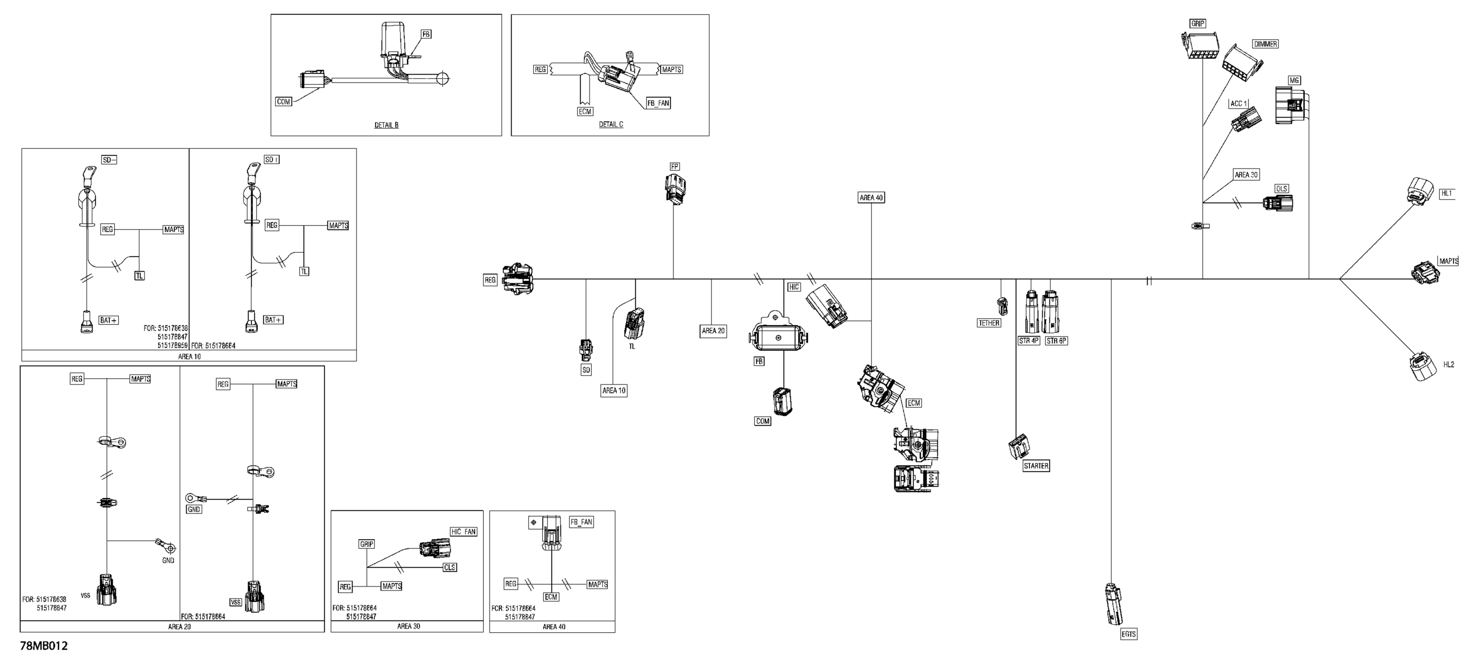 Electric - Main Harness - 515178664