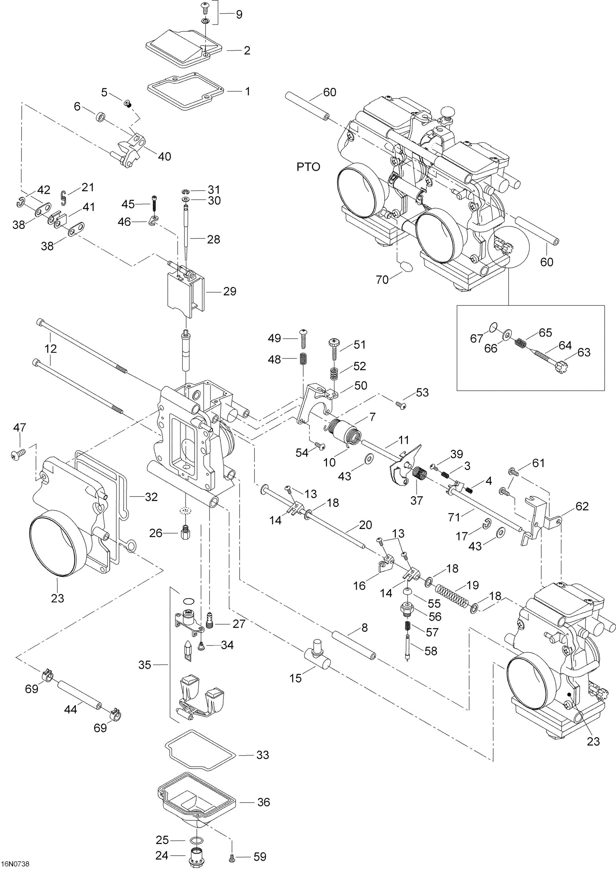 Схема узла: Carburetor TM