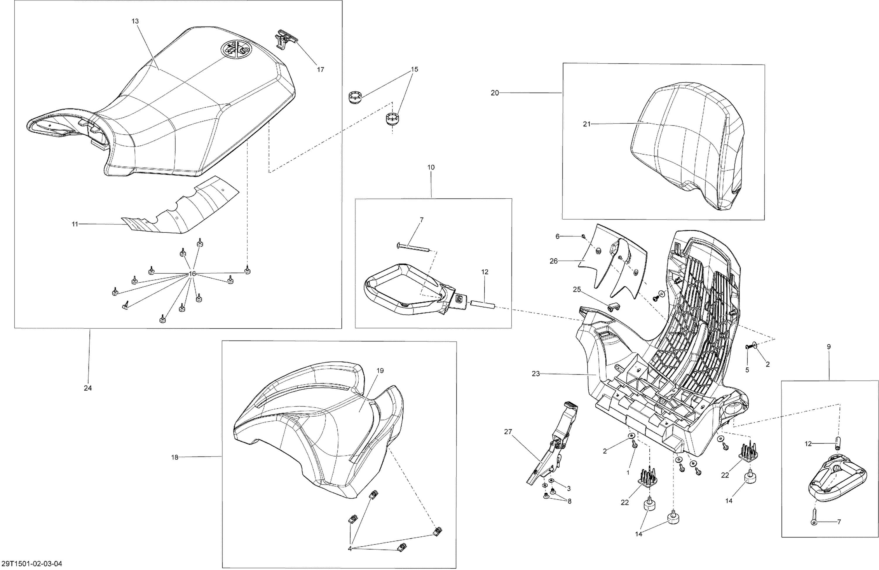 Схема узла: Seat _29T1502
