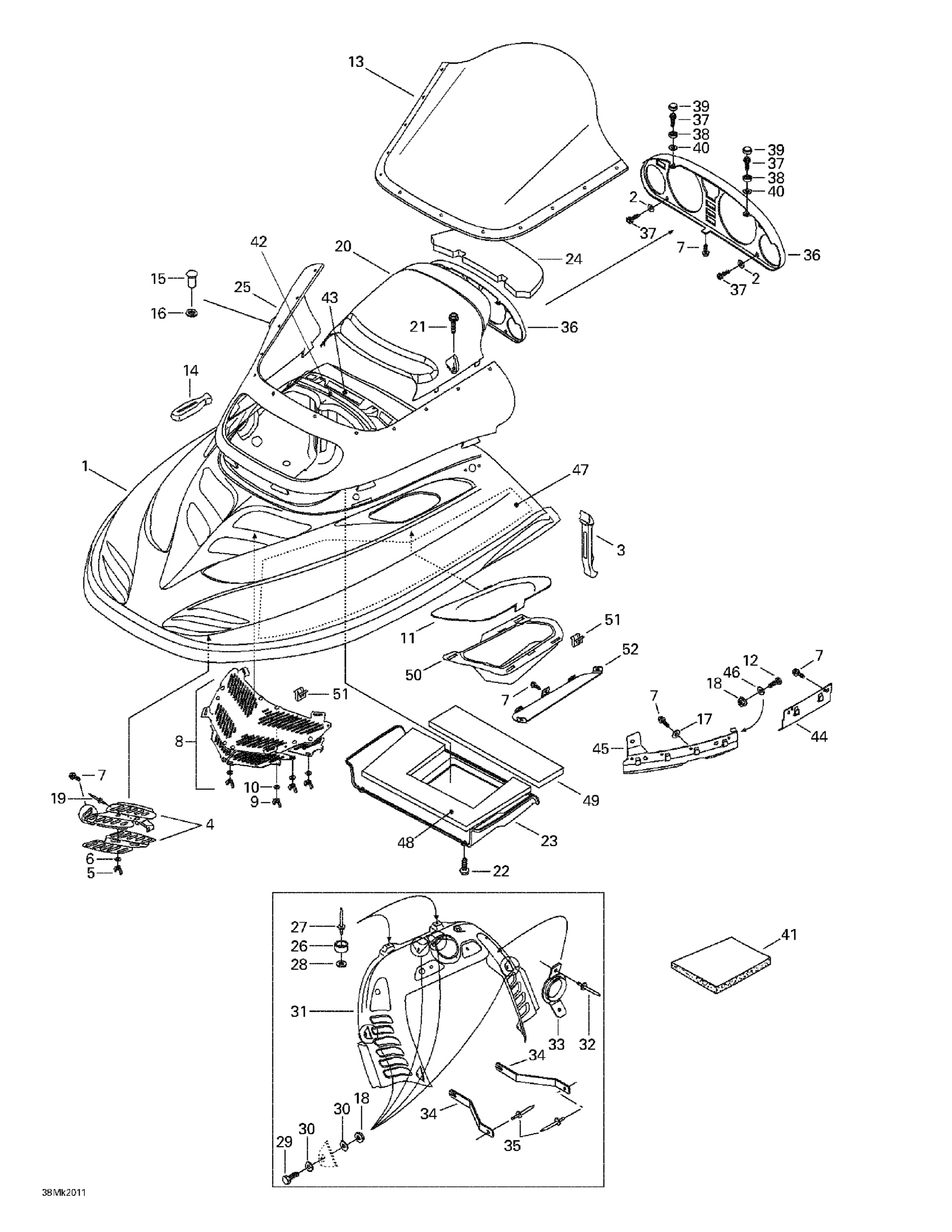Cab, Console