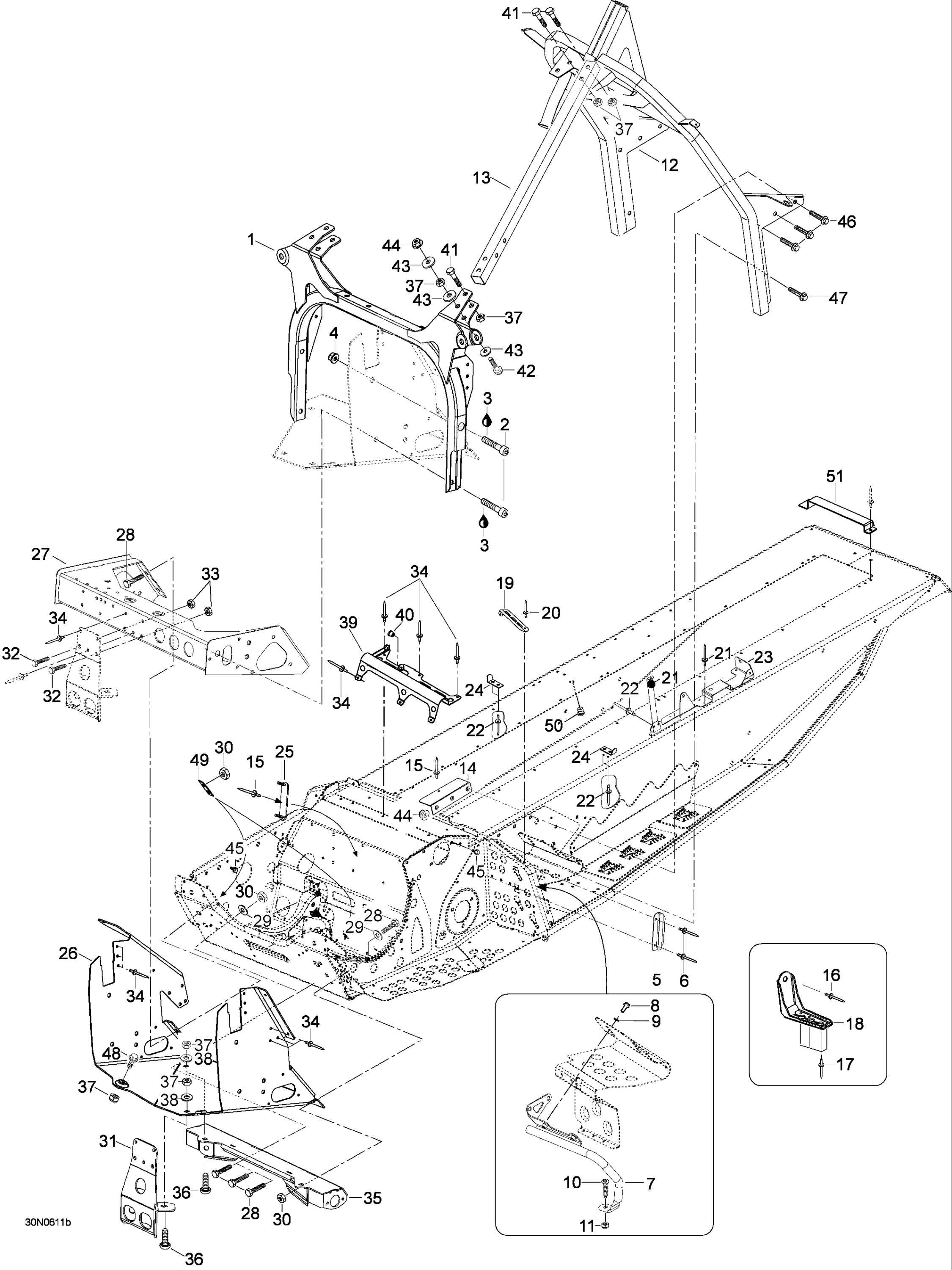 Схема узла: Frame And Components