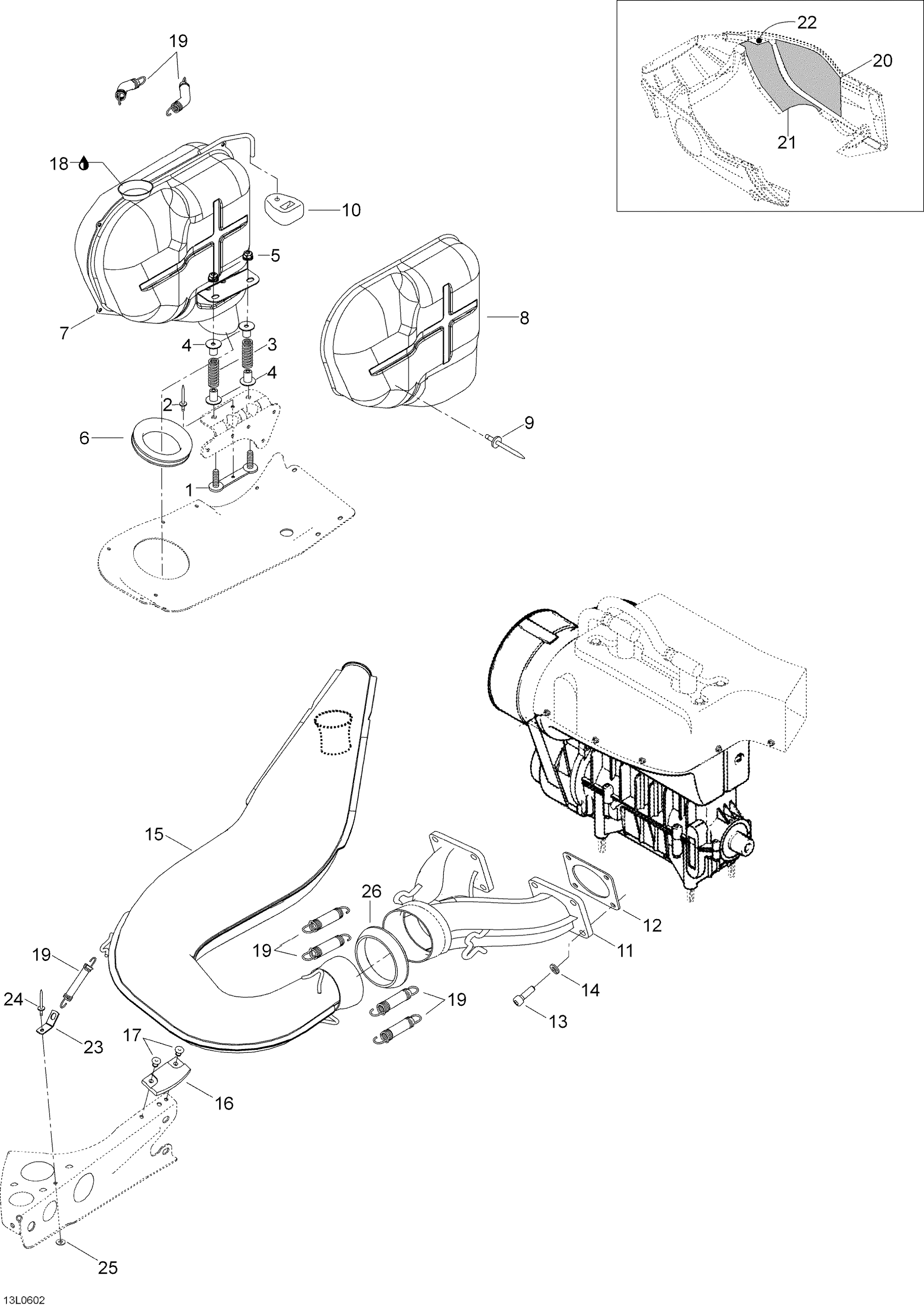 Exhaust System, 550, 550RC