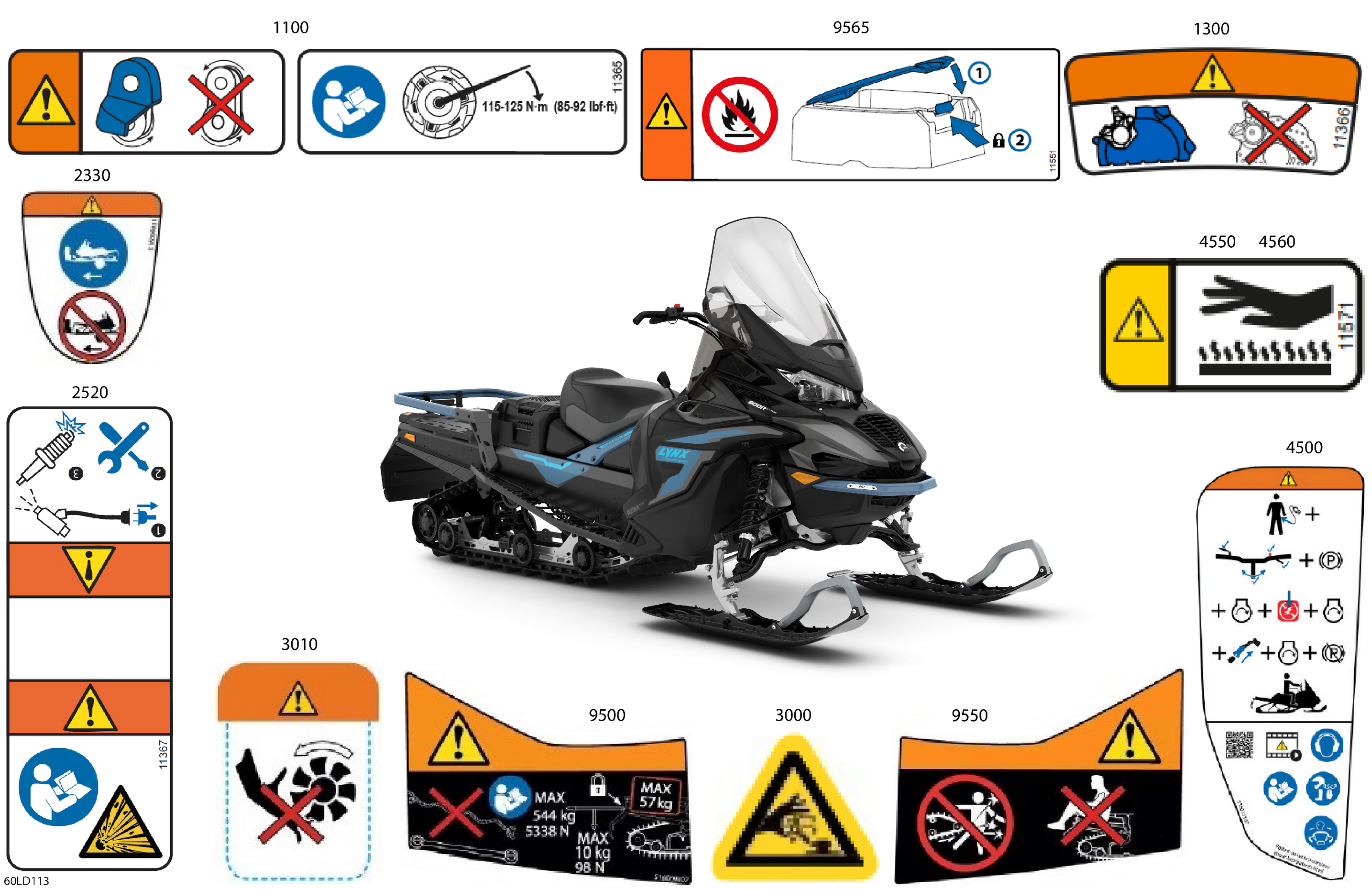 Body - Warning Decals