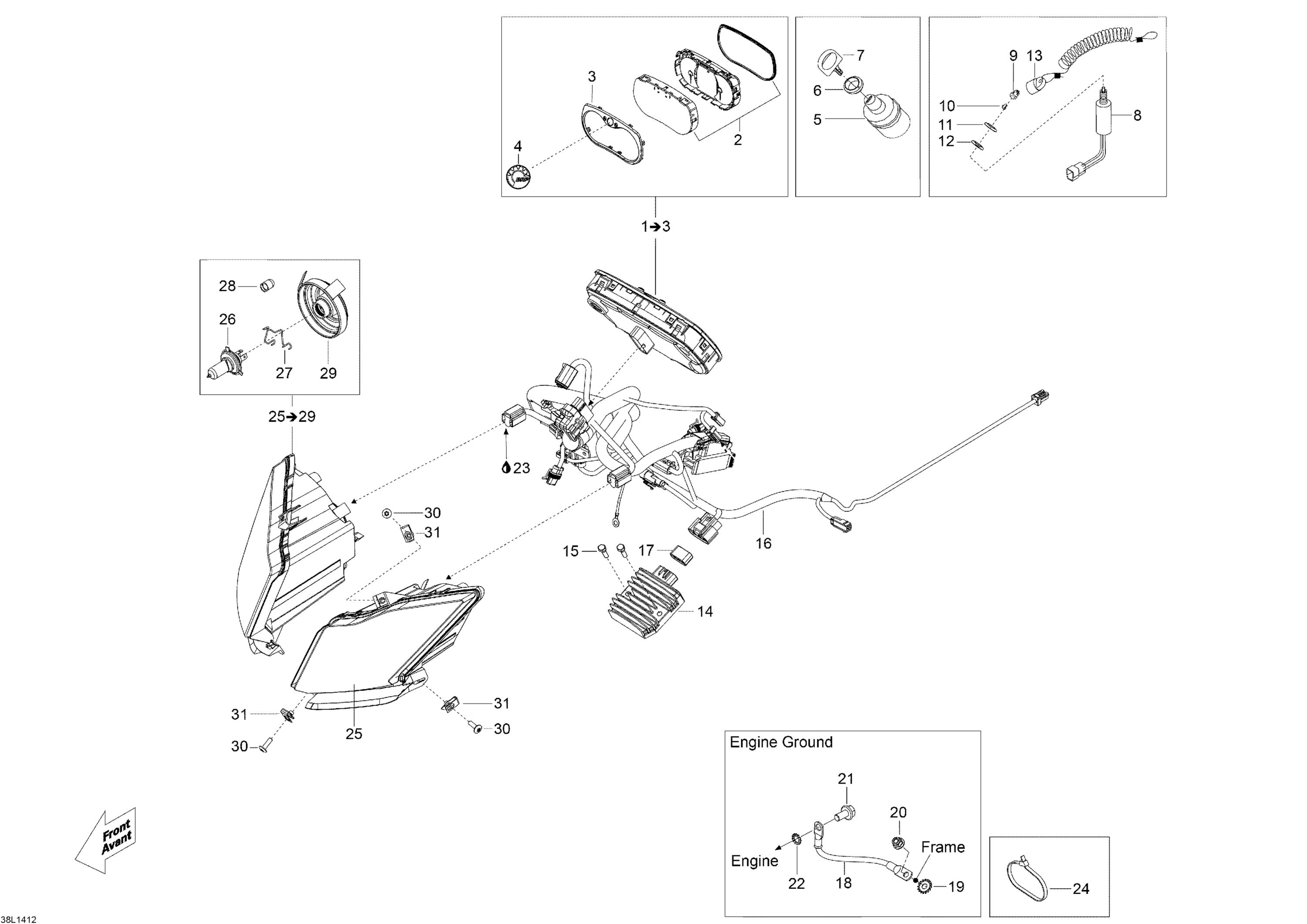 Схема узла: Electrical System