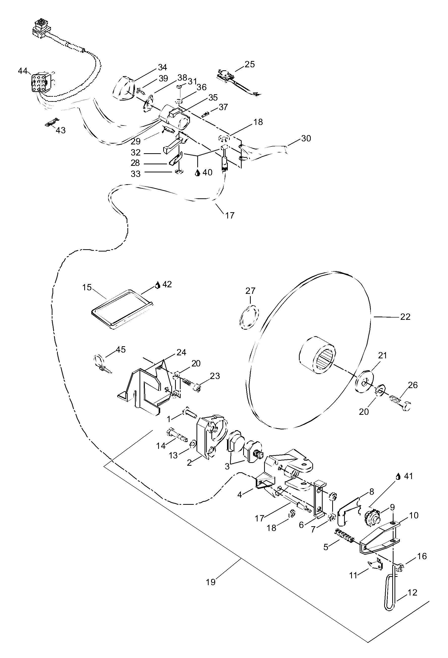 Схема узла: Brake Assy