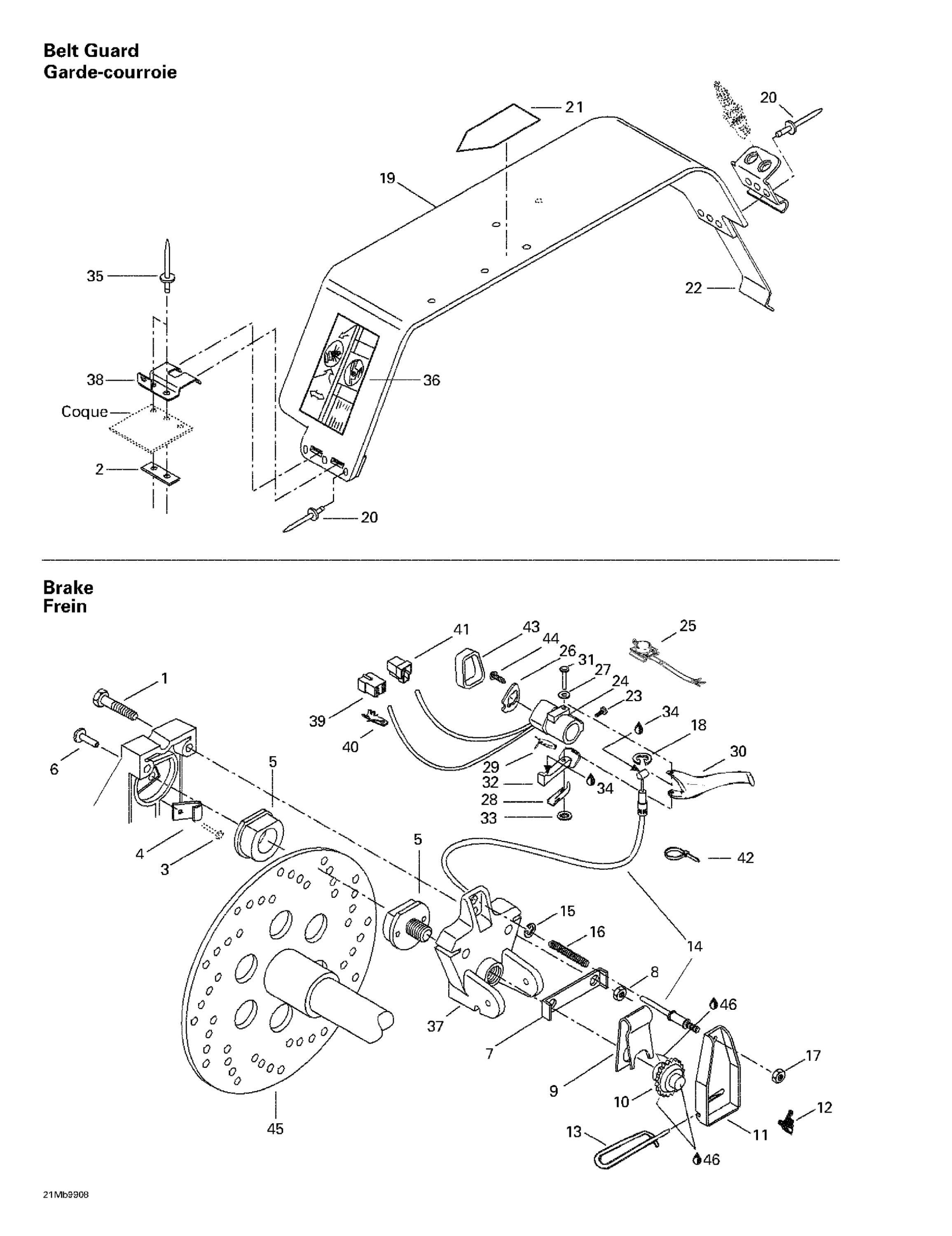 Mechanic Brake And Belt Guard