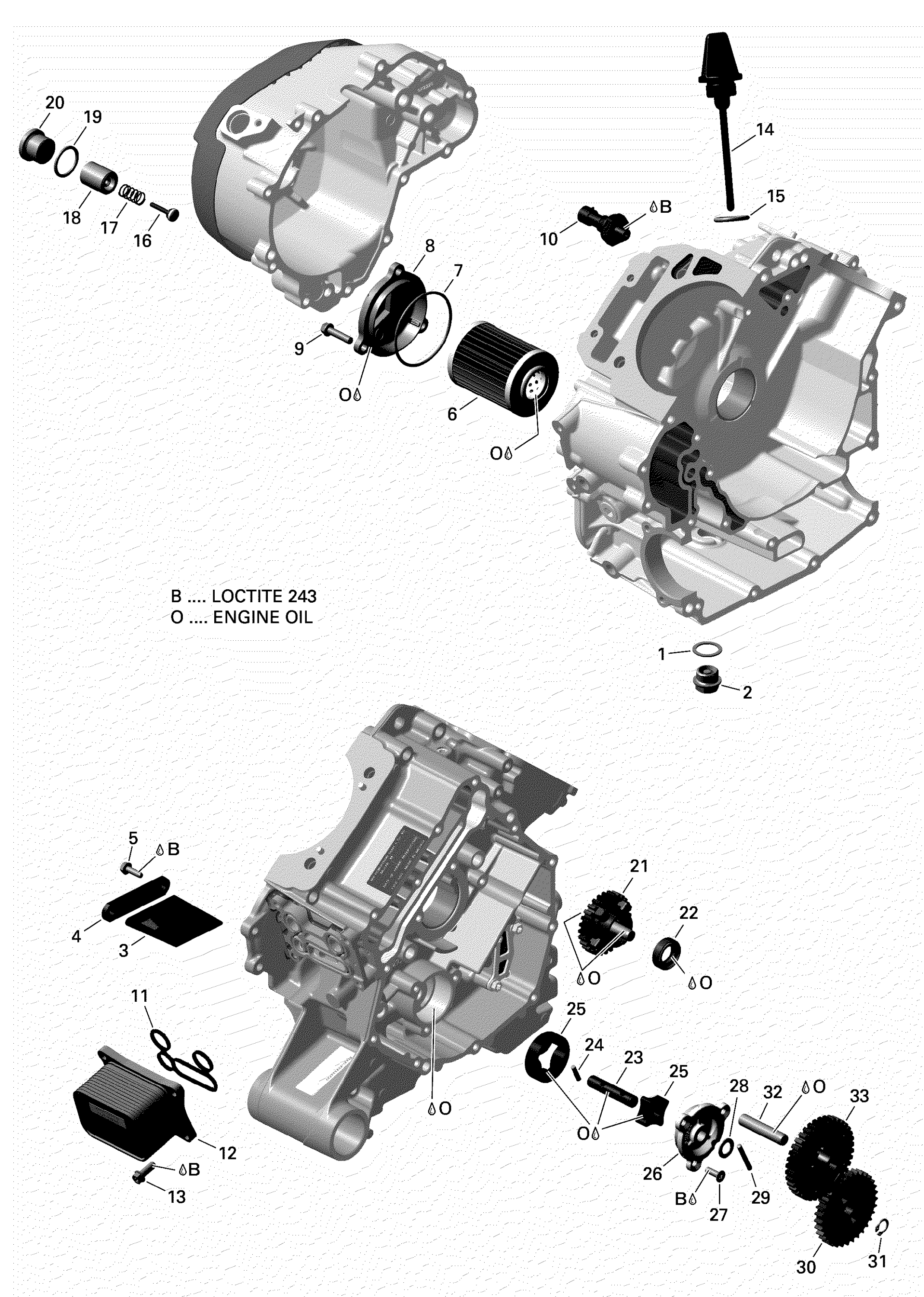 Схема узла: Engine Lubrication