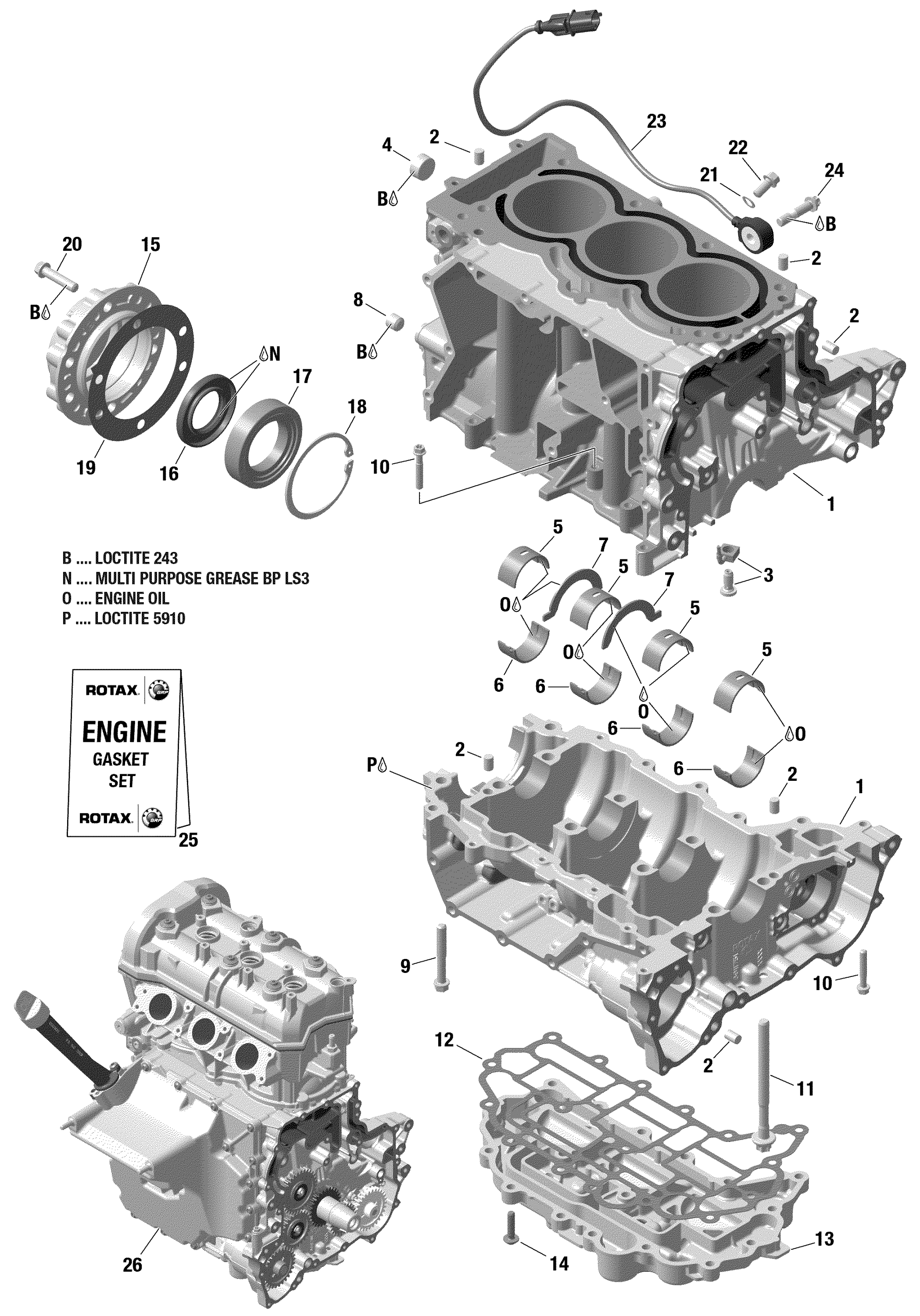 Engine - Crankcase