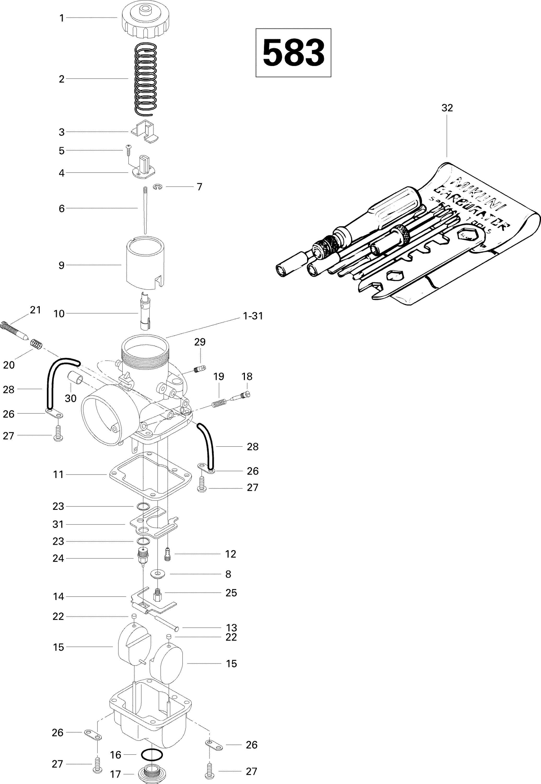 Carburetor 583