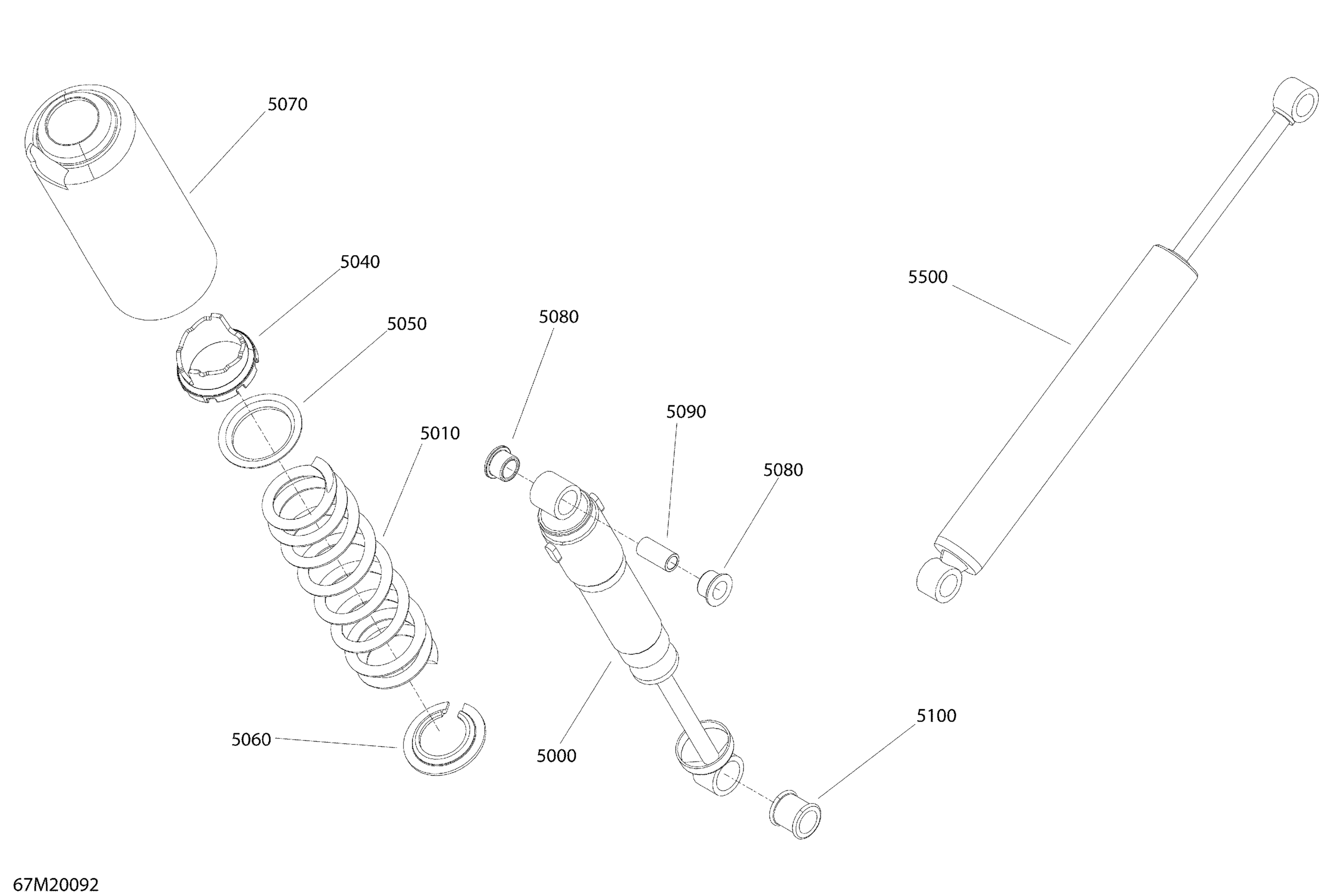Suspension, Rear - Shocks - Sport