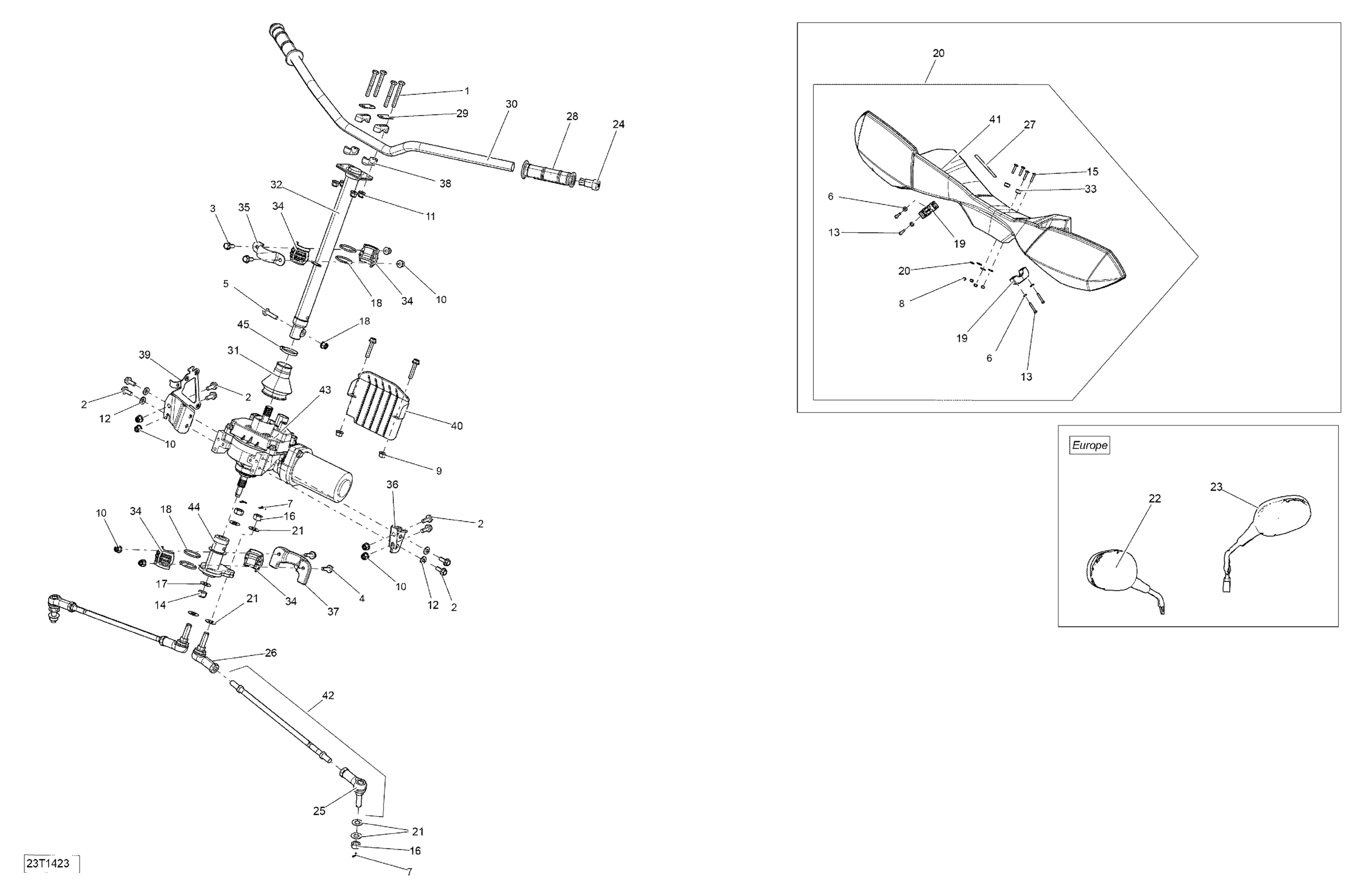 Схема узла: Steering _23T1423