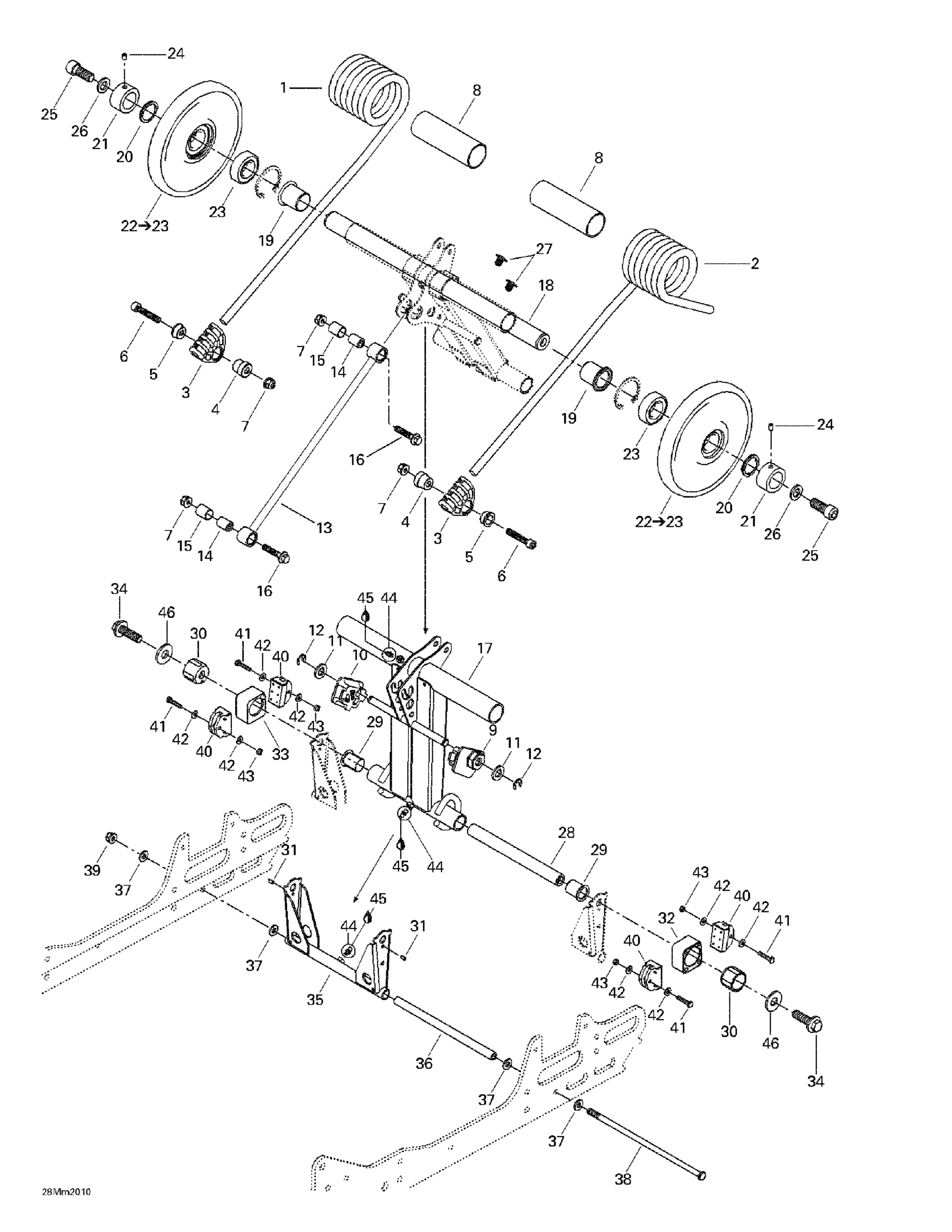 Схема узла: Rear Arm