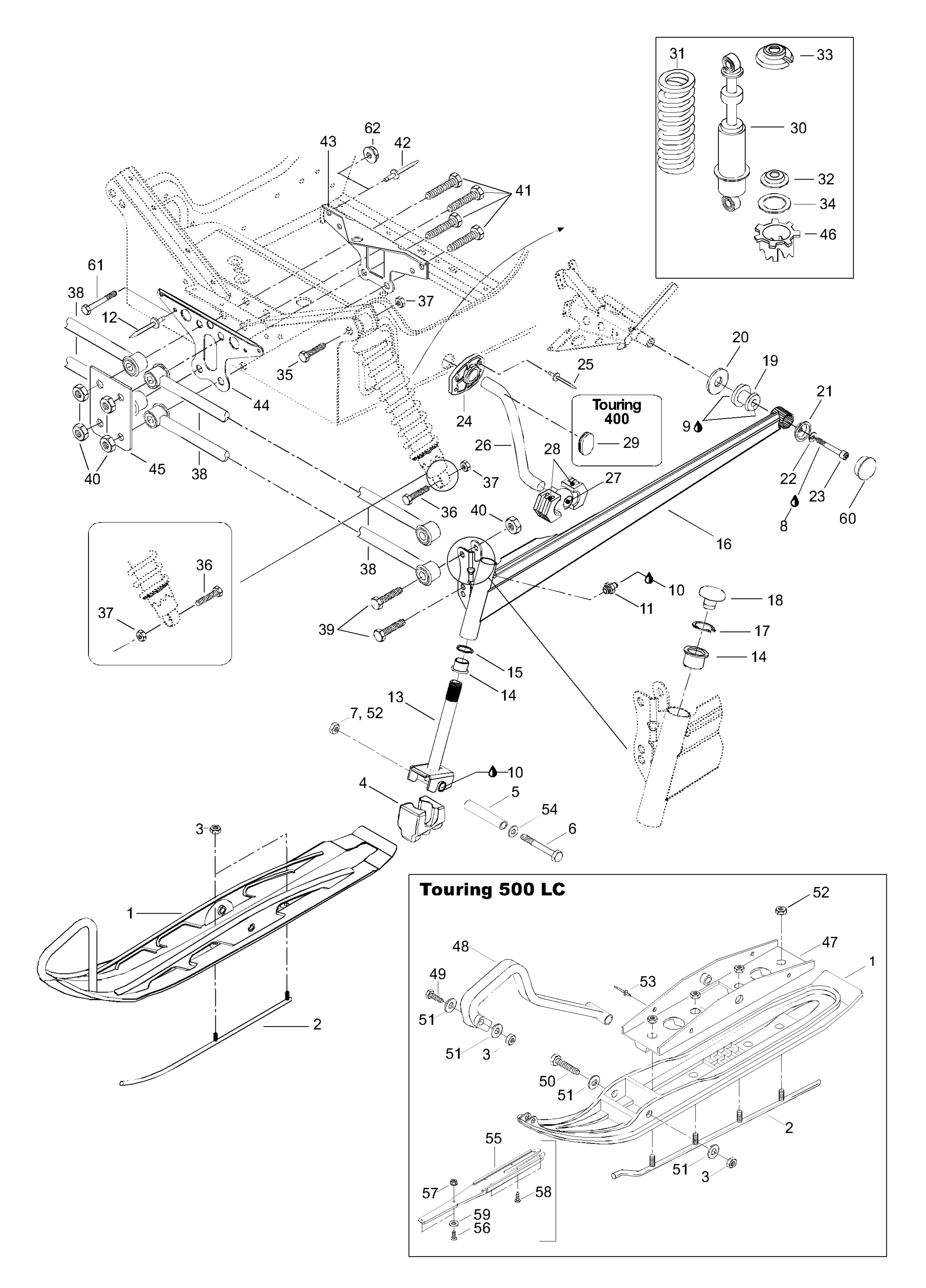 Схема узла: Front Suspension