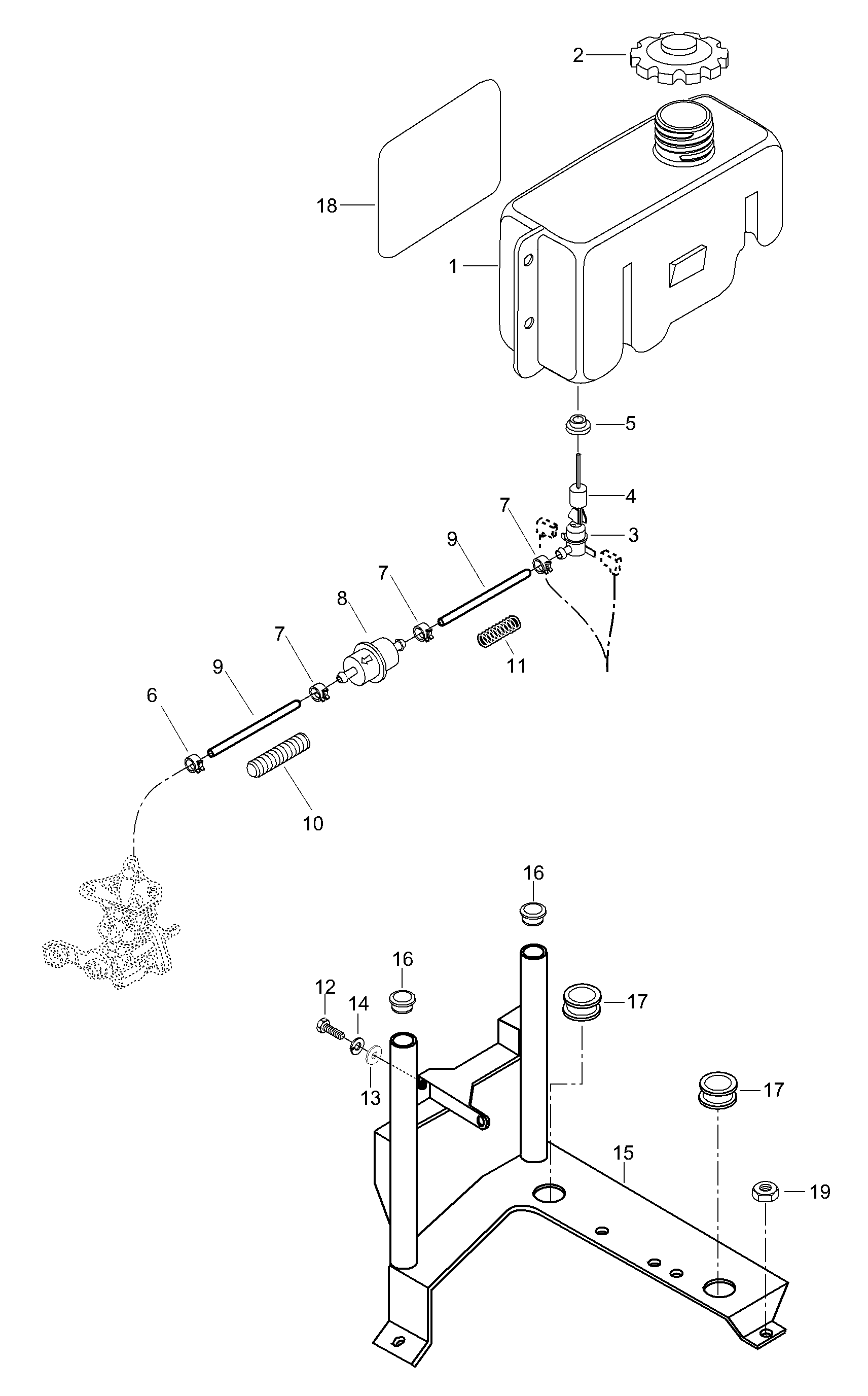 Схема узла: Oil Tank