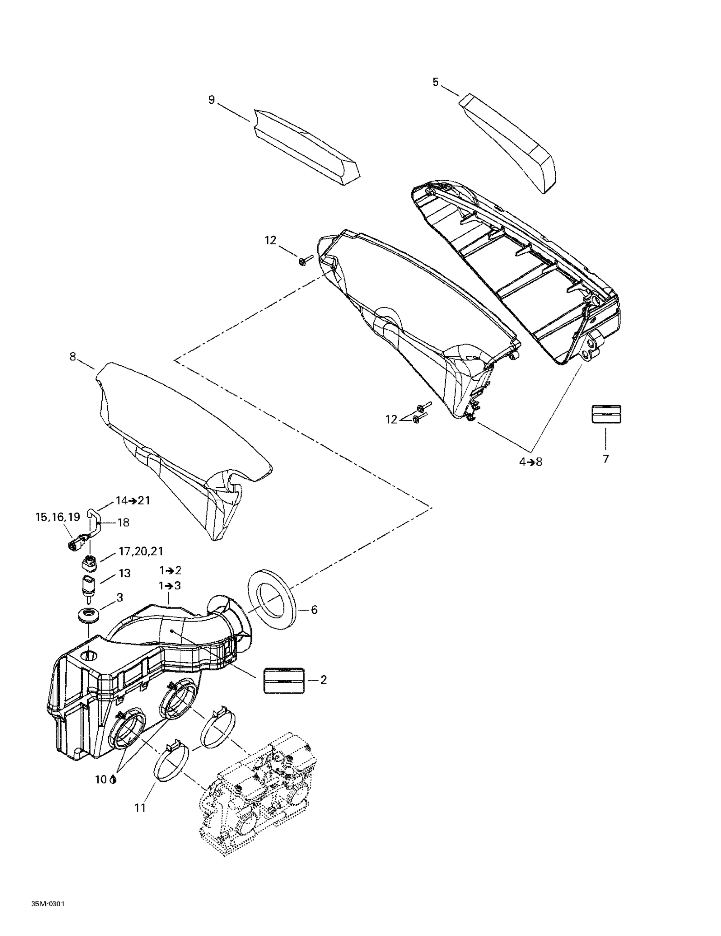 Схема узла: Air Intake System