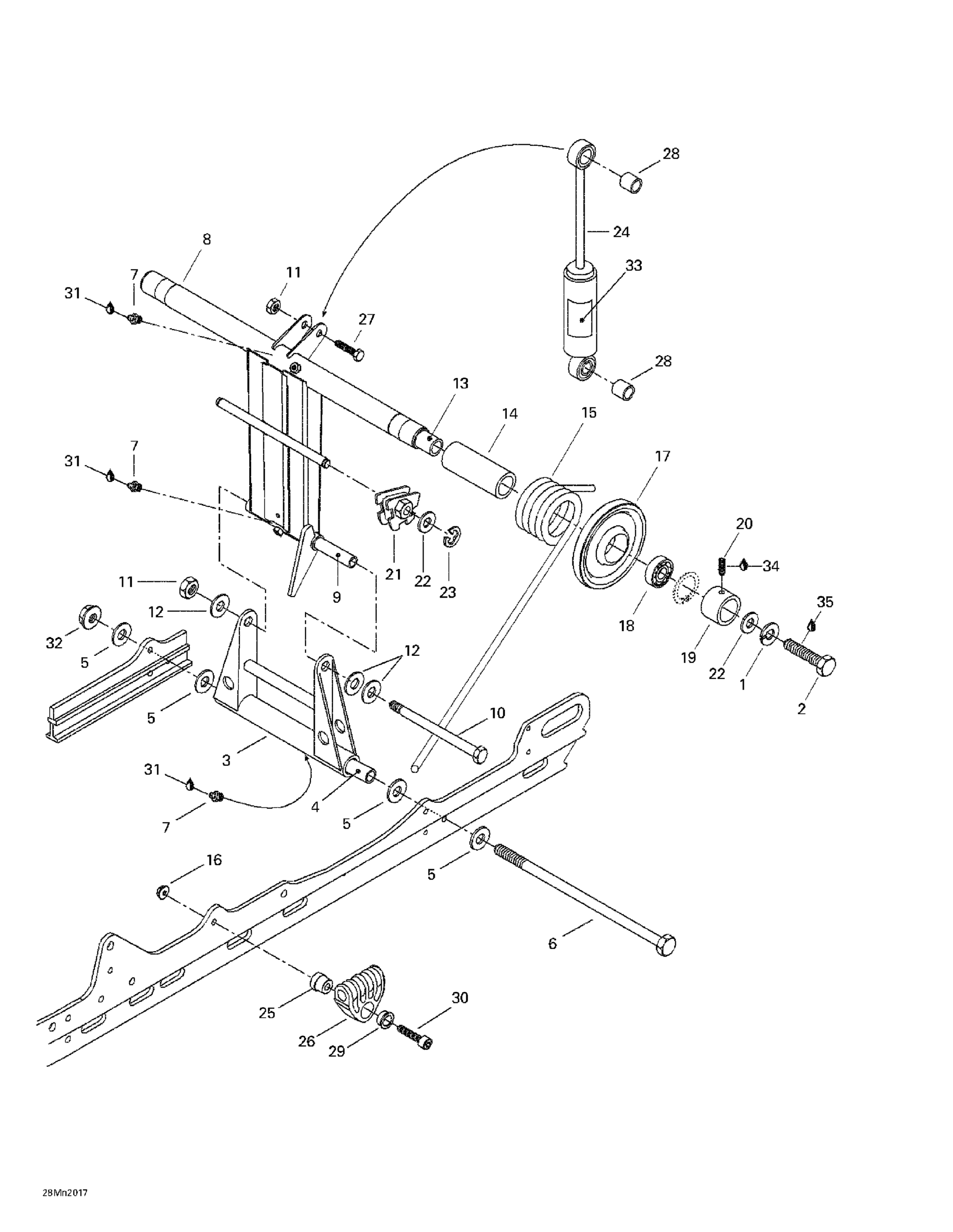 Rear Arm, Rear Suspension