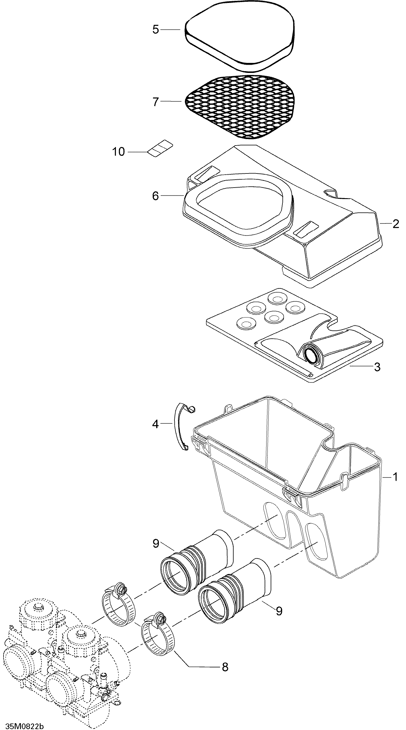Схема узла: Air Silencer WT 600