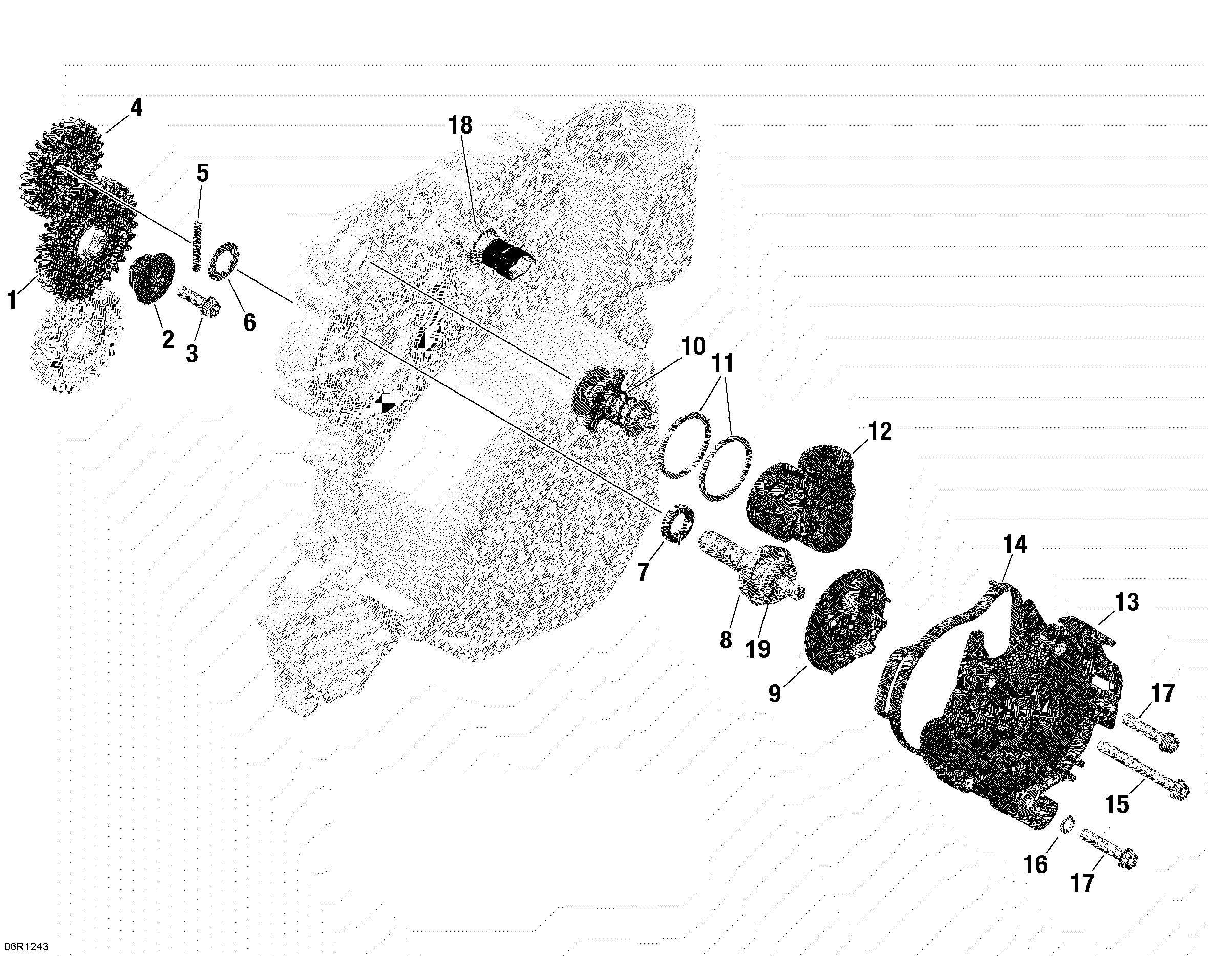 Схема узла: Engine Cooling