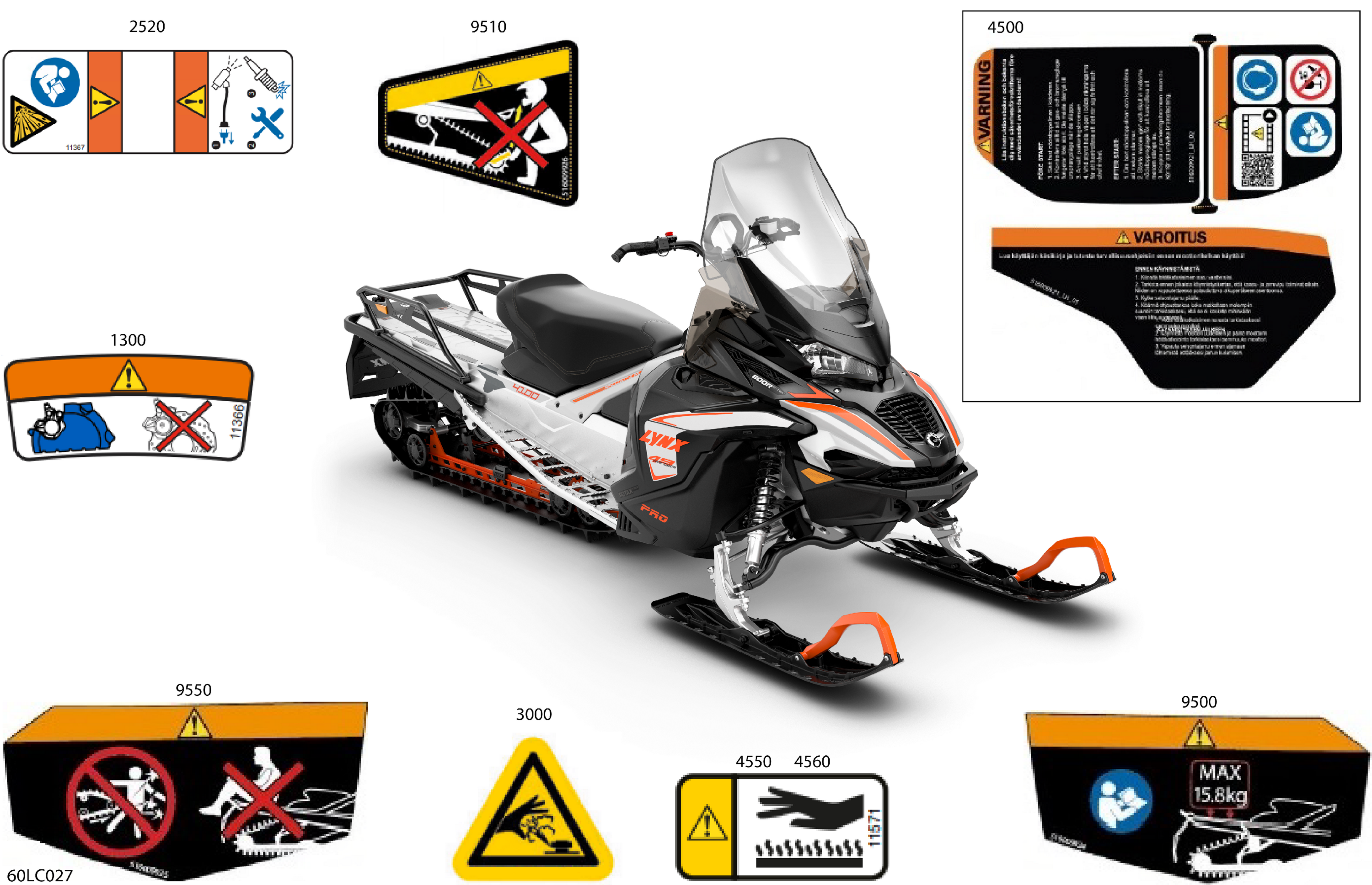 Body - Warning Decals
