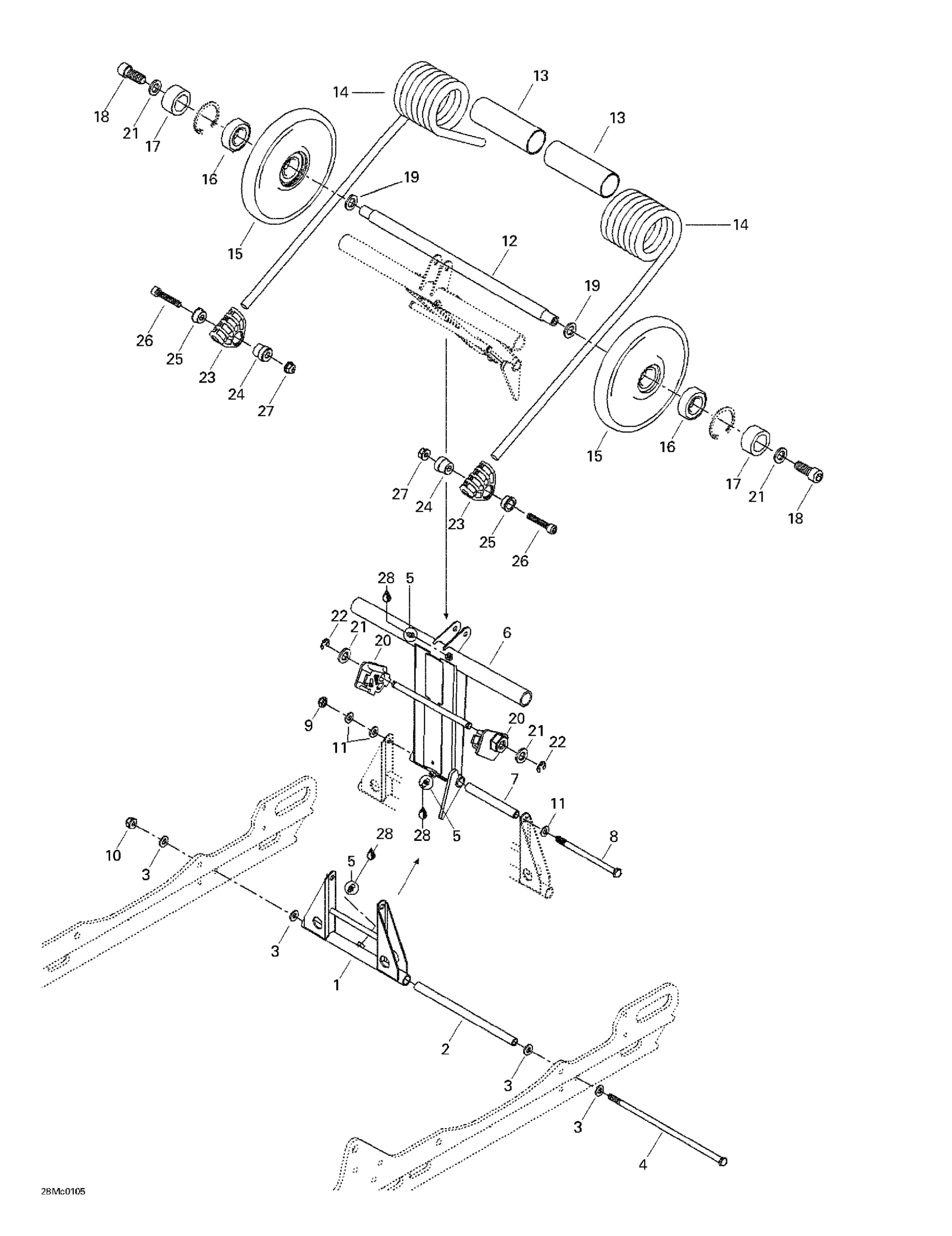 Схема узла: Rear Arm