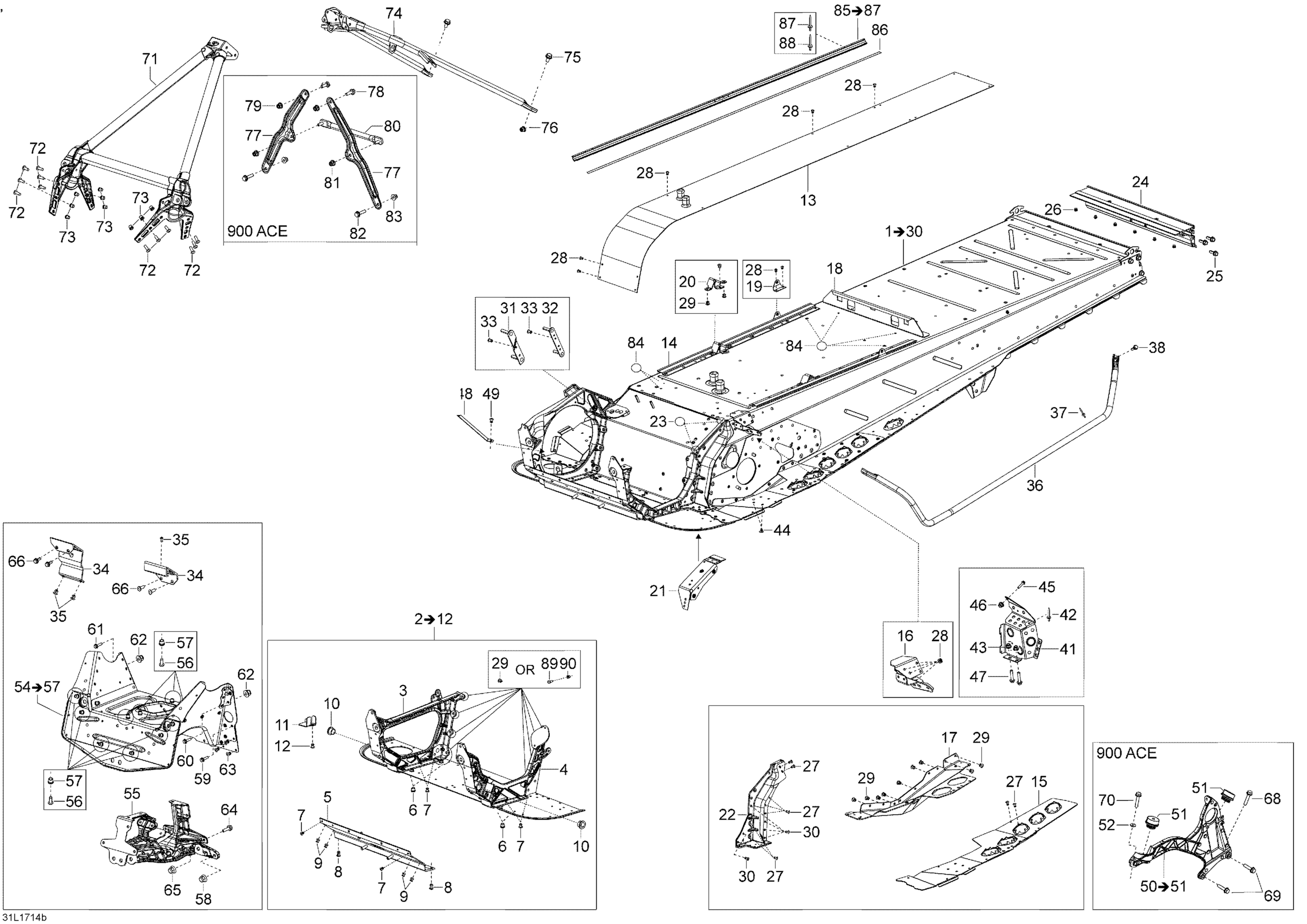 Схема узла: Frame 900 ACE