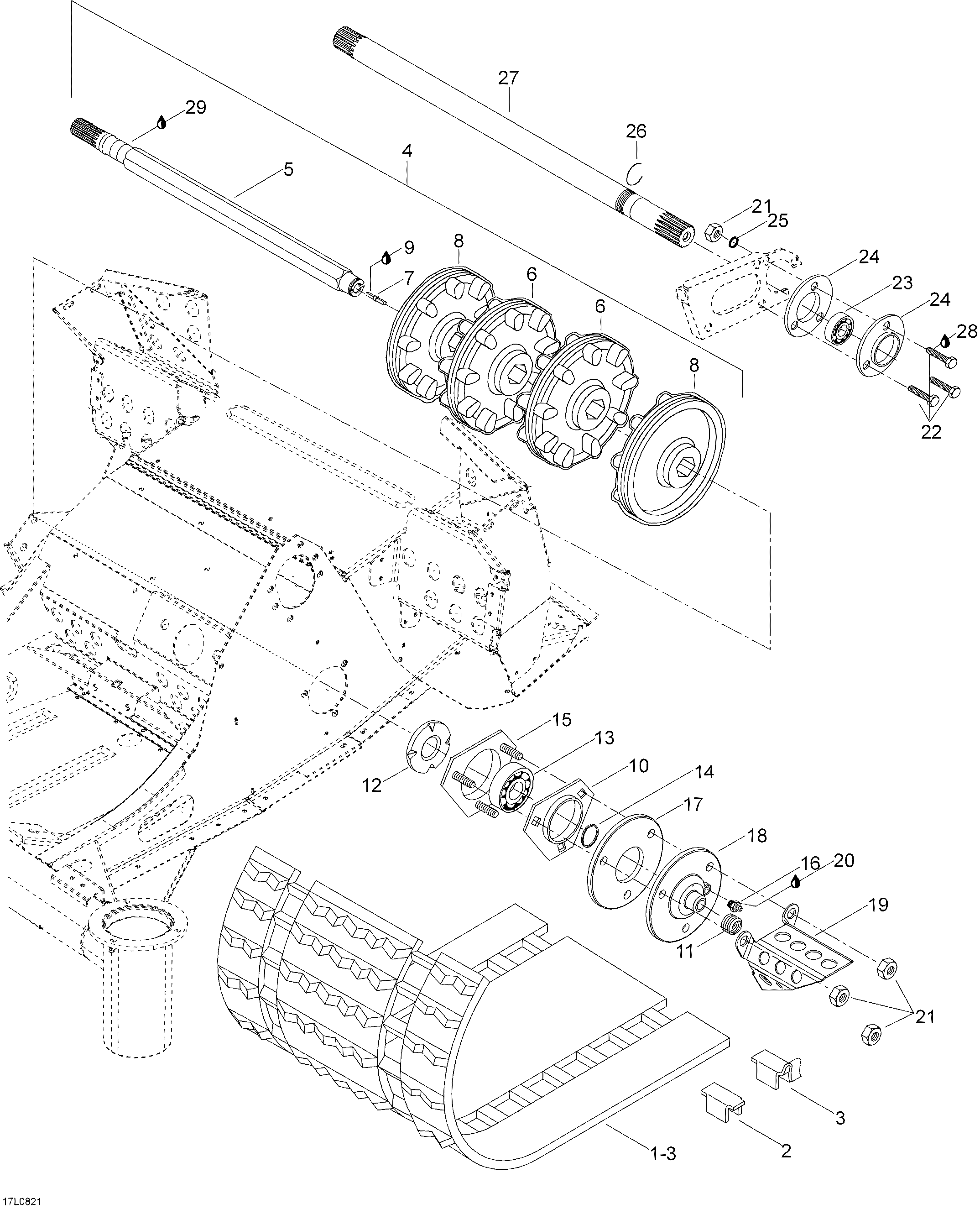 Drive Axle And Track