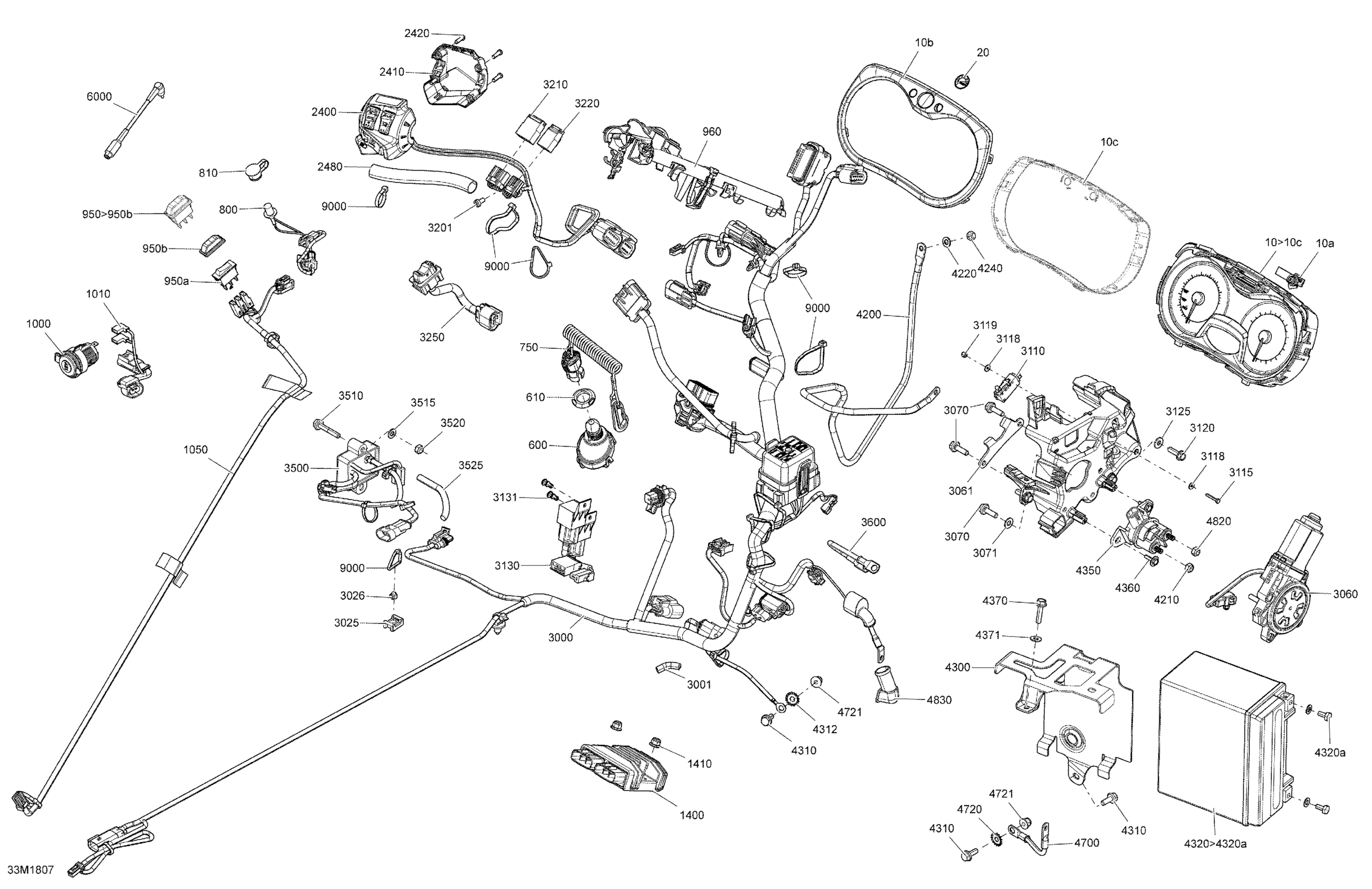 Electrical System Renegade - 900 A Package Enduro
