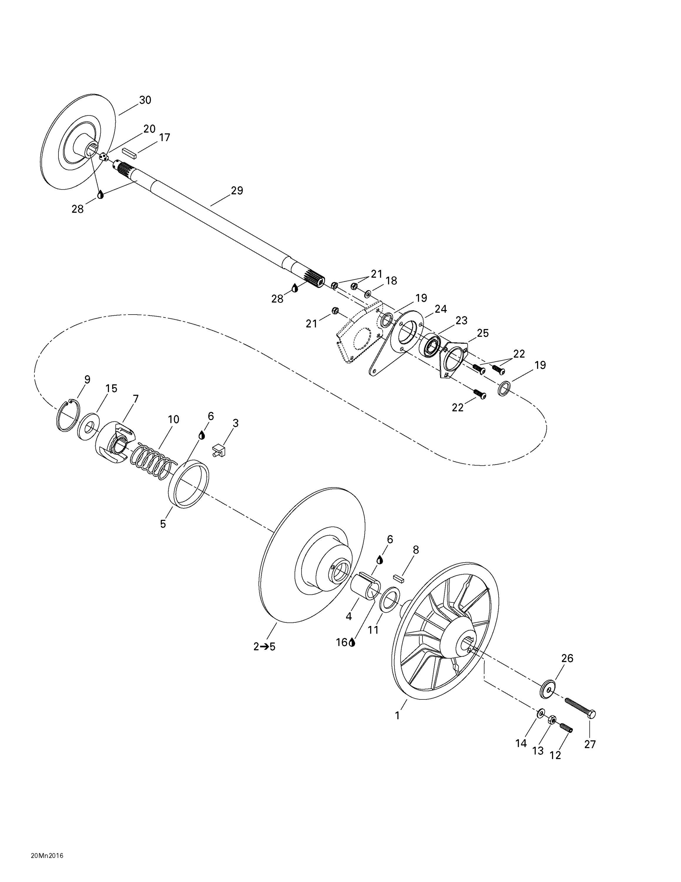 Driven Pulley