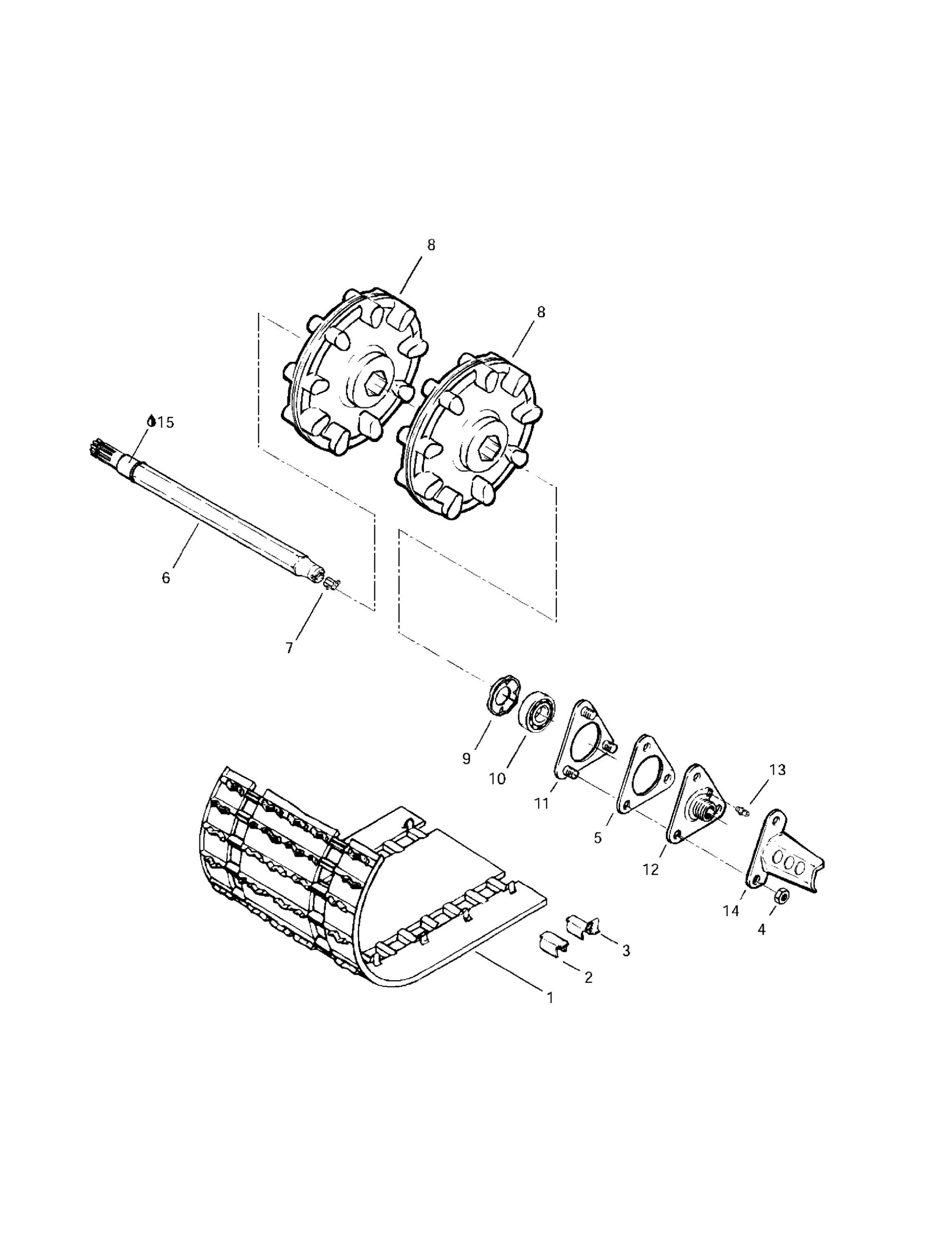 Схема узла: Drive Axle And Track