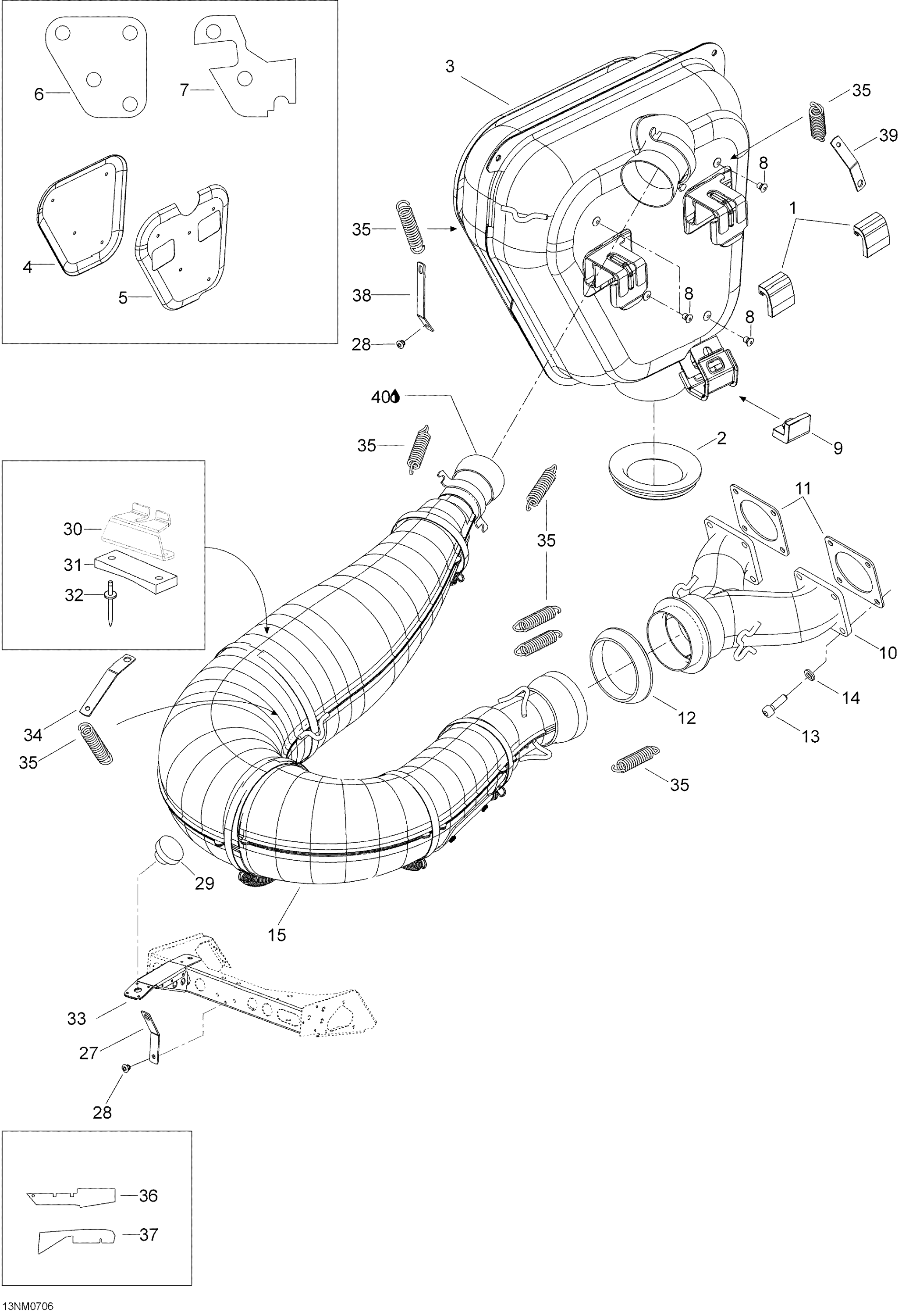 Схема узла: Exhaust System